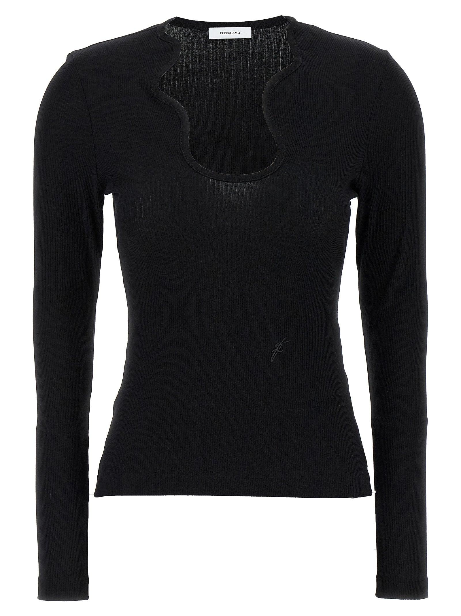 【送料&関税込】Ferragamo Graphite Virgin Wool Sweater Ferragamo Knitwear for Men | Online Sale up to 80% off | Lyst