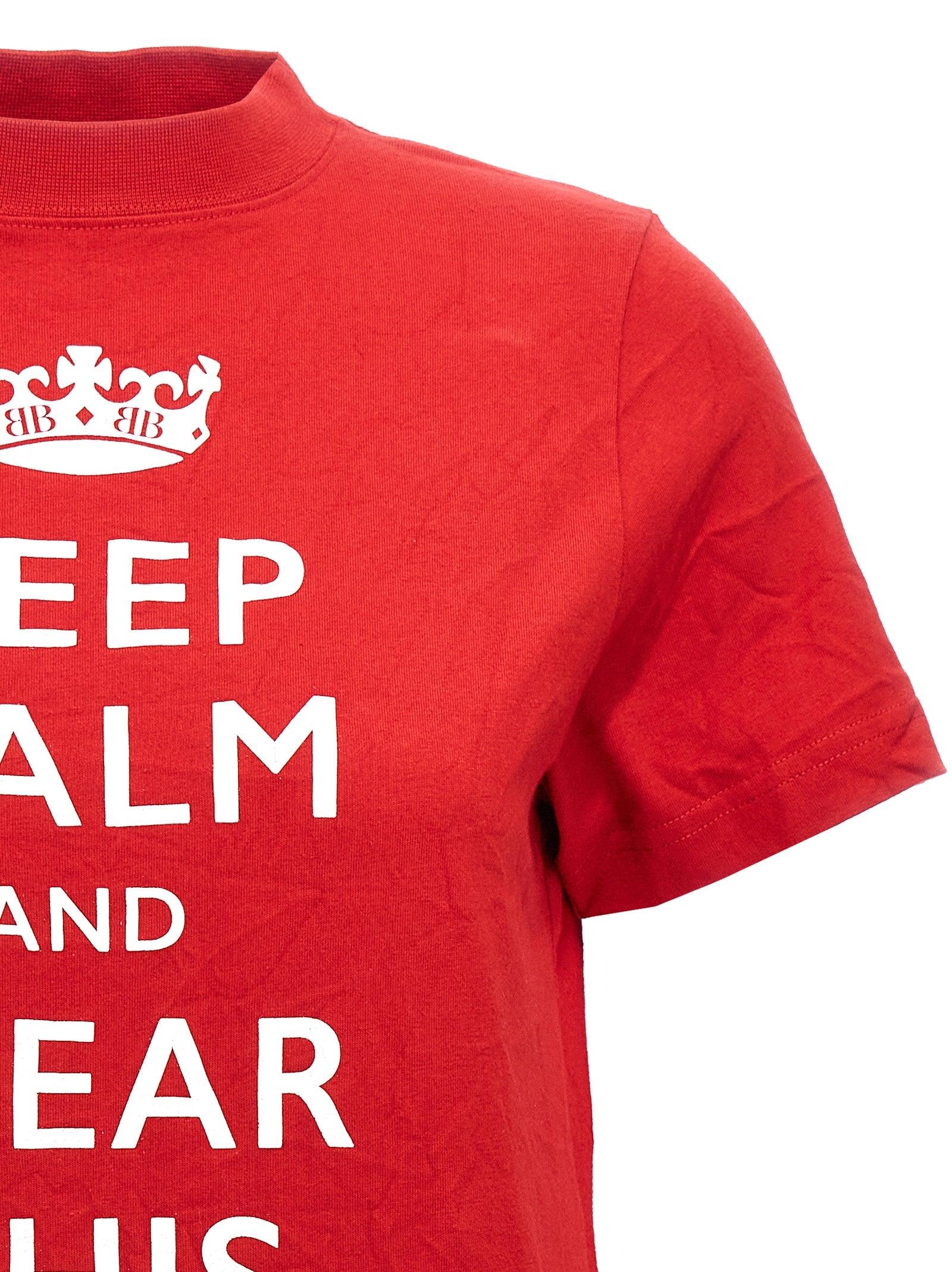 BALENCIAGA KEEP CALM Tシャツ BALENCIAGA(バレンシアガ) 25SS Keep Calm T-shirt UNISEXBB クラウン