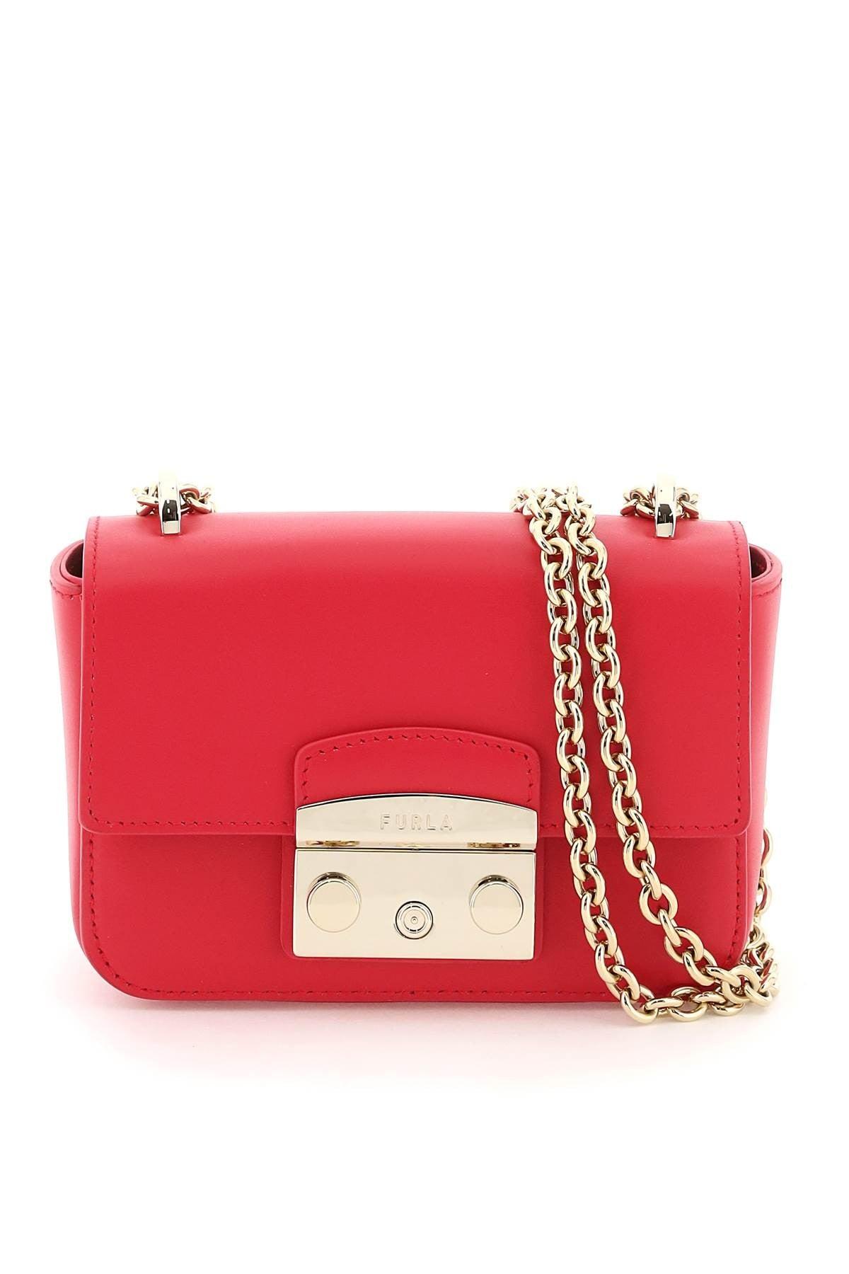 Furla Metropolis Mini Shoulder Bag in Red | Lyst