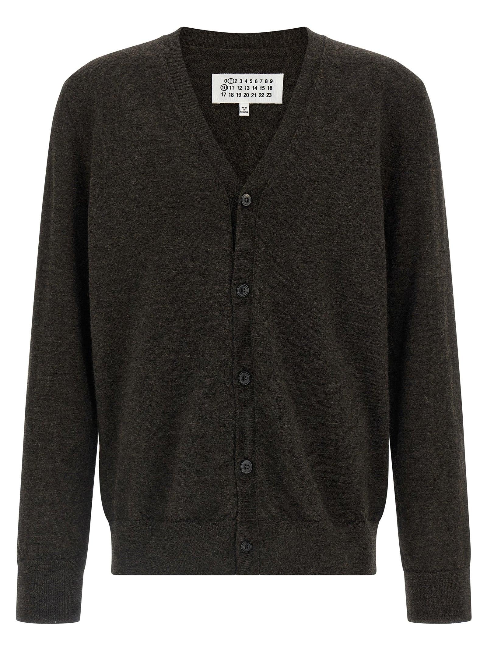 ダークネイビー Vネックカーディガン Maison Margiela 18781380_40714408_600.jpg