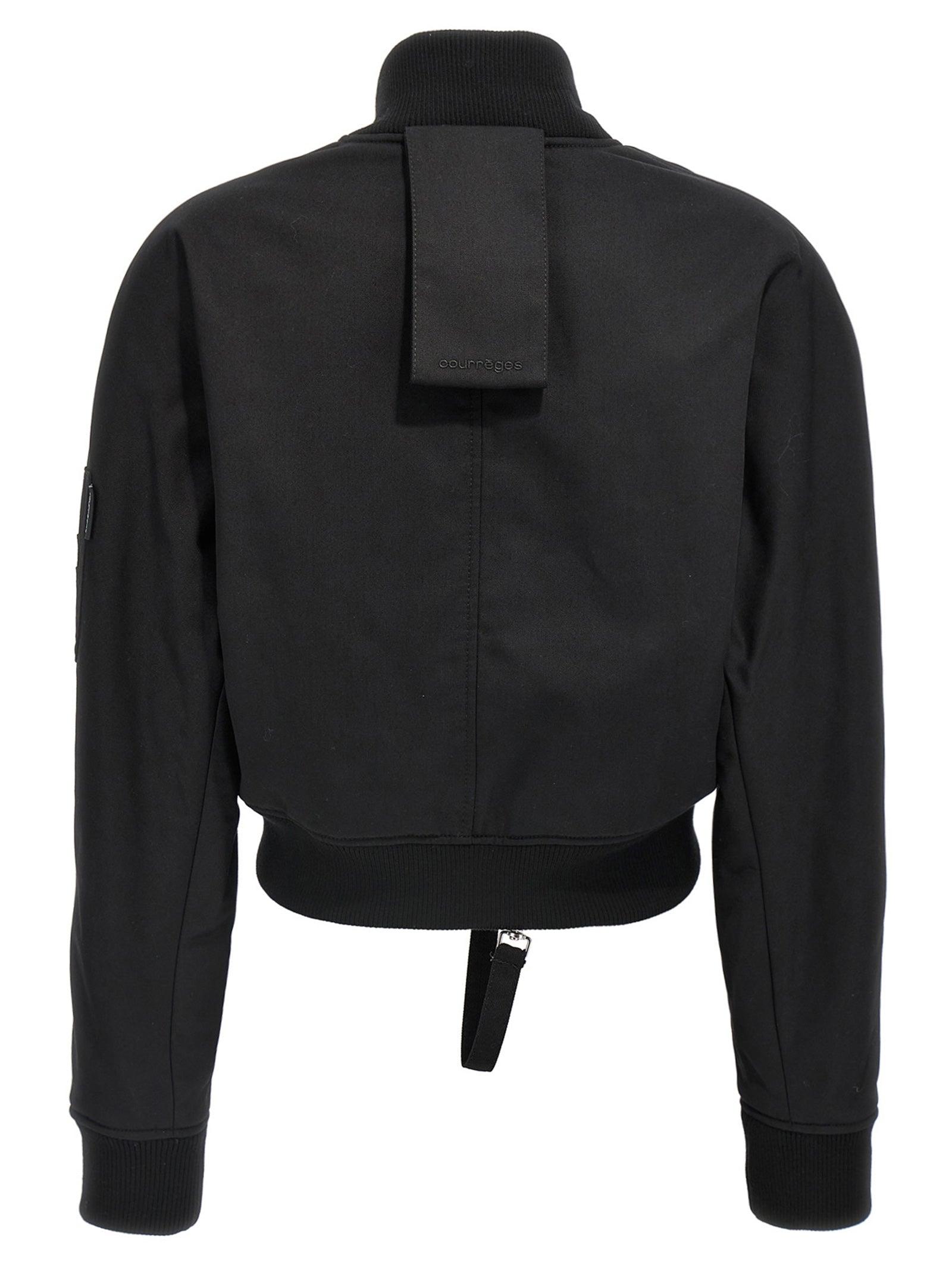 ブルゾン Courreges Bow Neck Bomber Jacket Courrèges bow-collar Bomber Jacket | Brown | FARFETCH