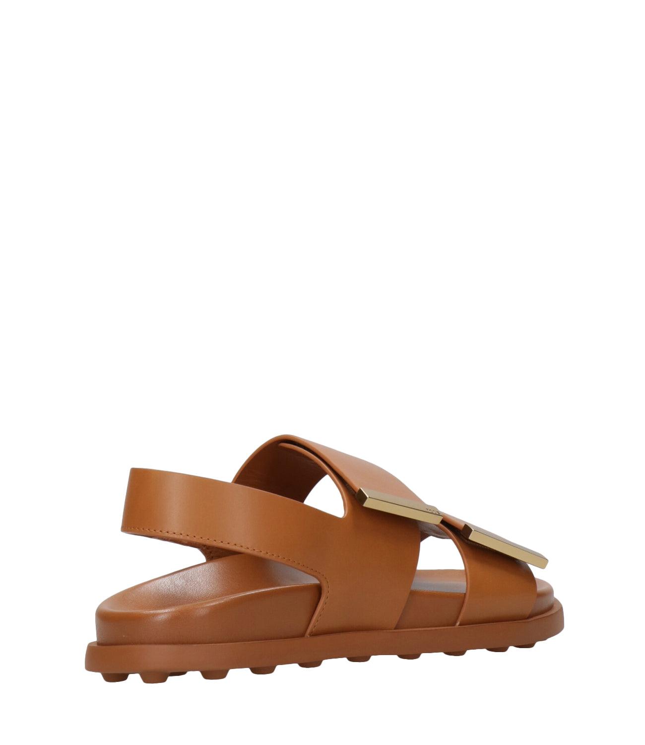 【関税&送料込】Tod'S Tod S Smooth Leather Flat Sandals Tod's Women's fashion slip-on flat slide sandals black