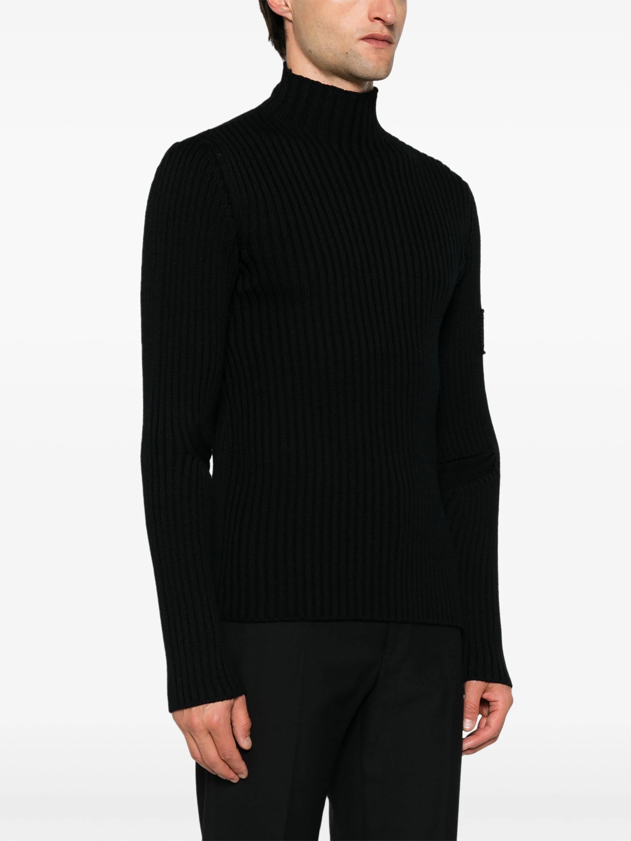 Cotton Turtleneck Prada Black Turtleneck Prada Black Technical 