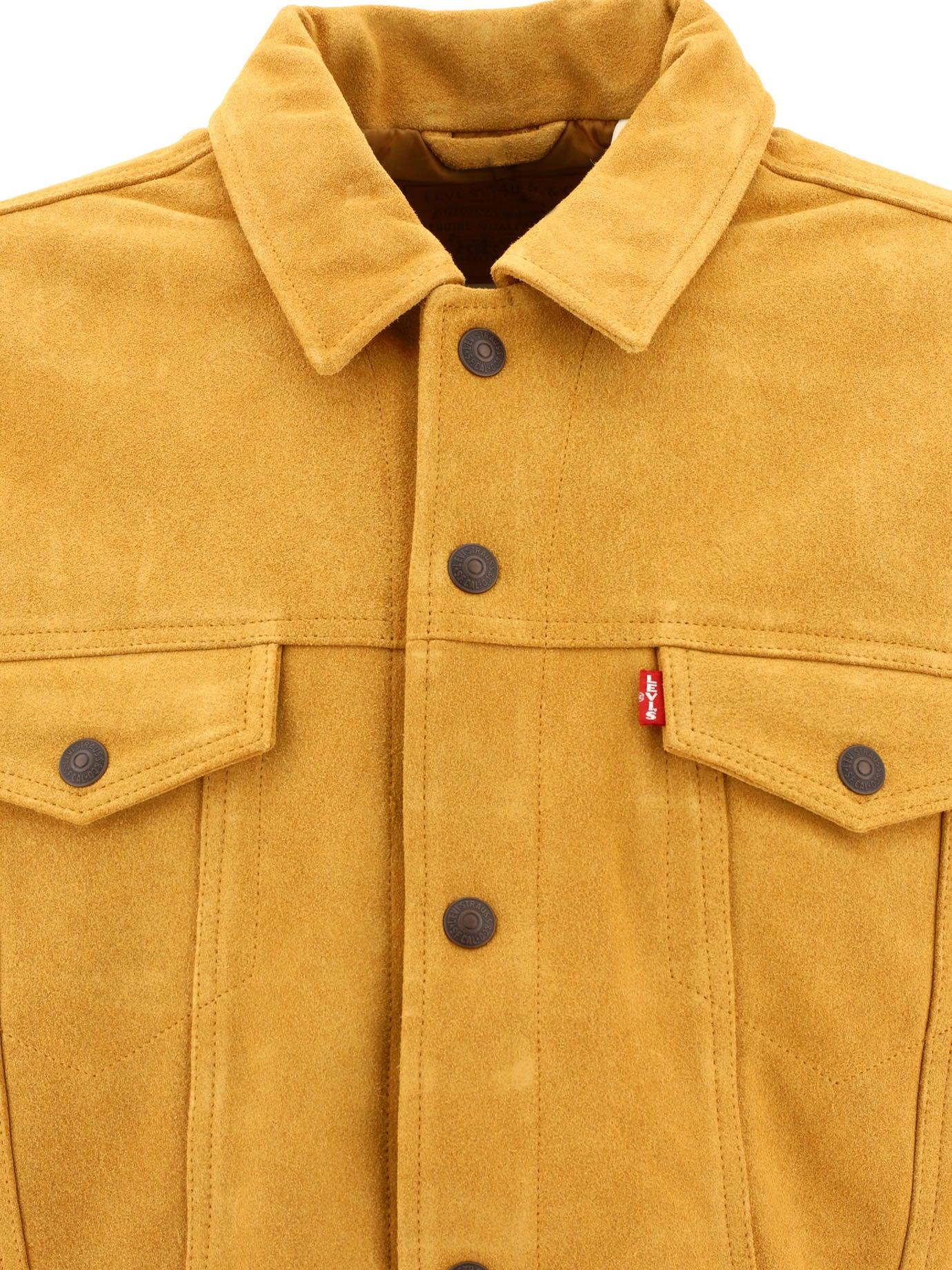 Levi's Levis Highland Trucker Jacke in Gelb für Herren Lyst DE