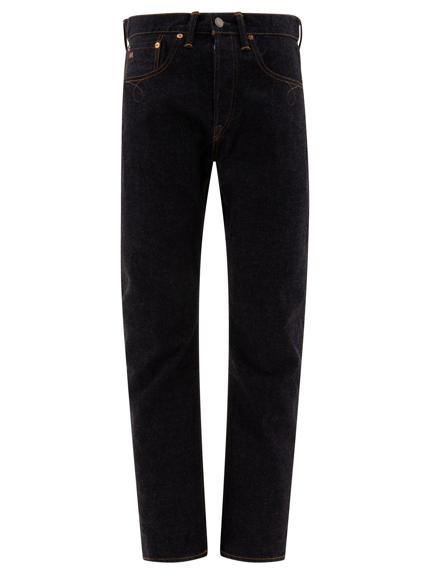 RRL East-West Bootcut Jeans in Black for Men | Lyst