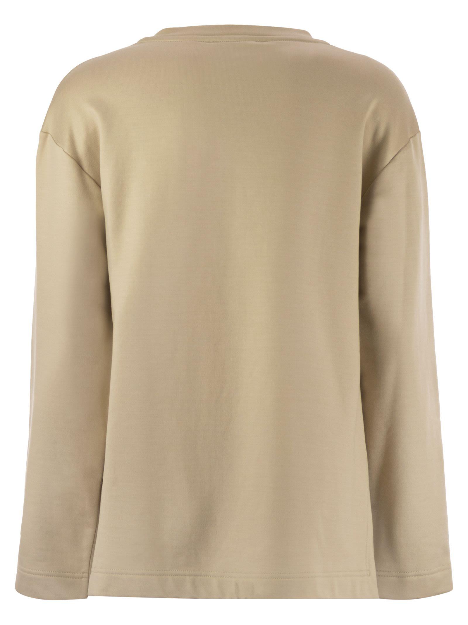 Tシャツ・カットソー Max Mara BERMA - Silk and cotton sweatshirt Max Mara Clothing for Men | Online Sale up to 56% off | Lyst