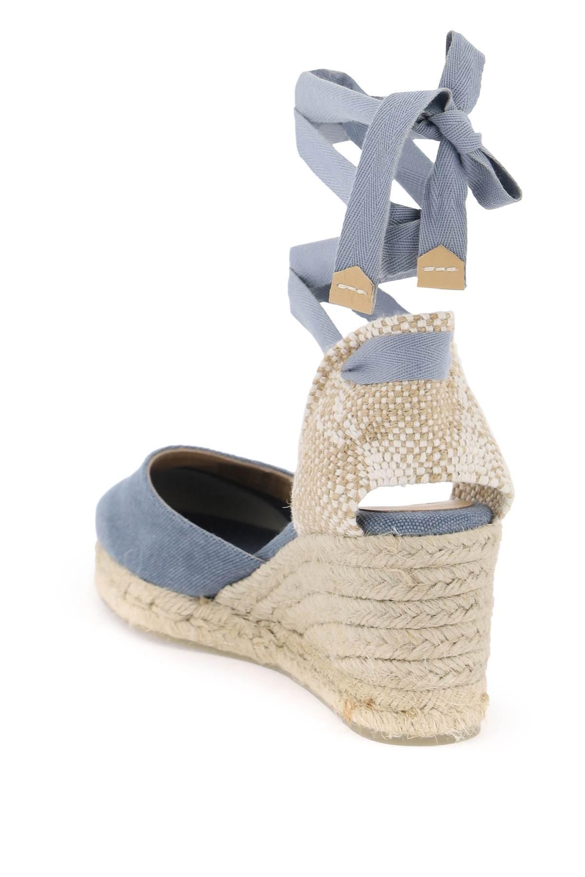 Castaner Castaner Carina Wedge Sandals in Blue Lyst