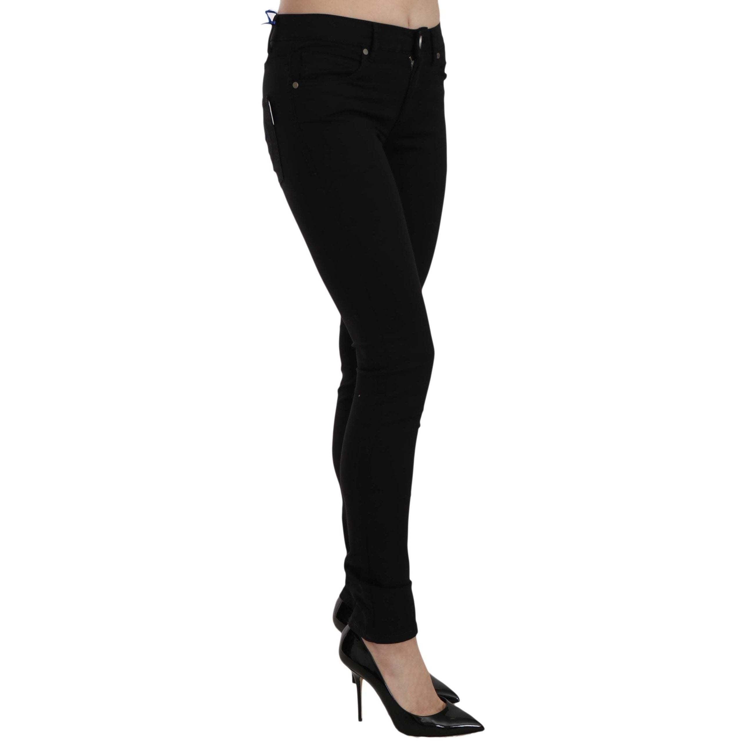 Versace Jeans Couture Denim Black Tiger Logo Gabardine Stretch Slim-fit  Pant, Plain Pattern - Lyst