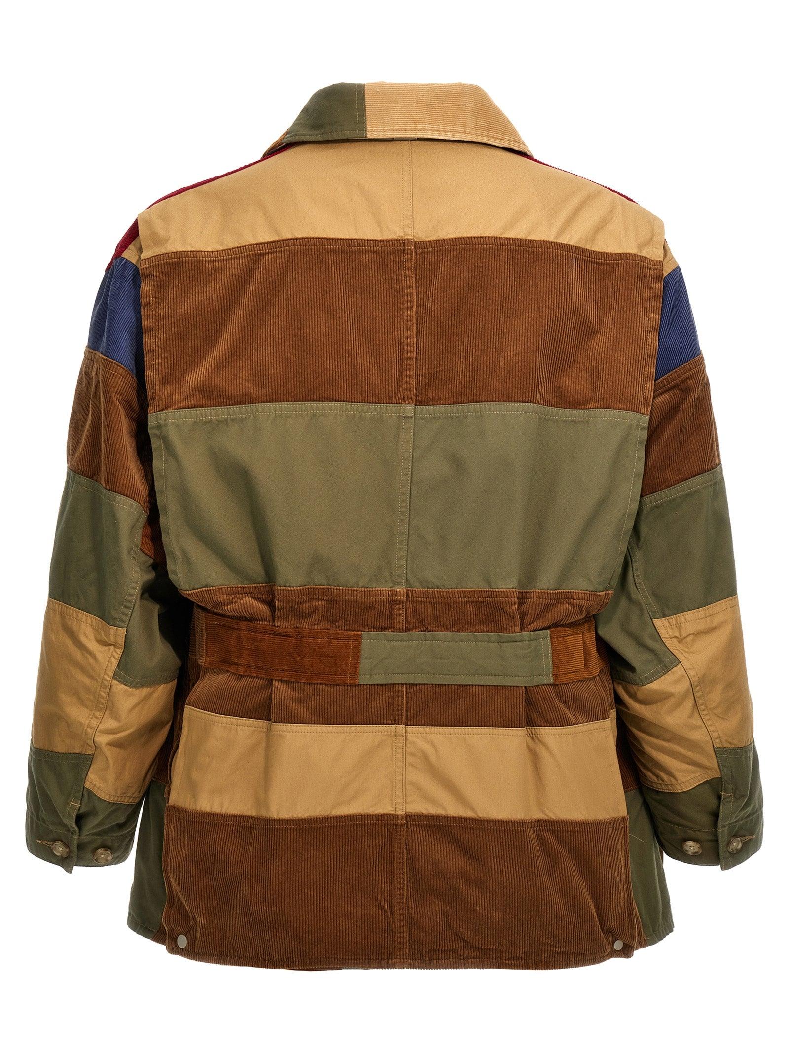 F-LAGSTUF-F 】PATCH WORK SAFARI JACKET 【公式通販】