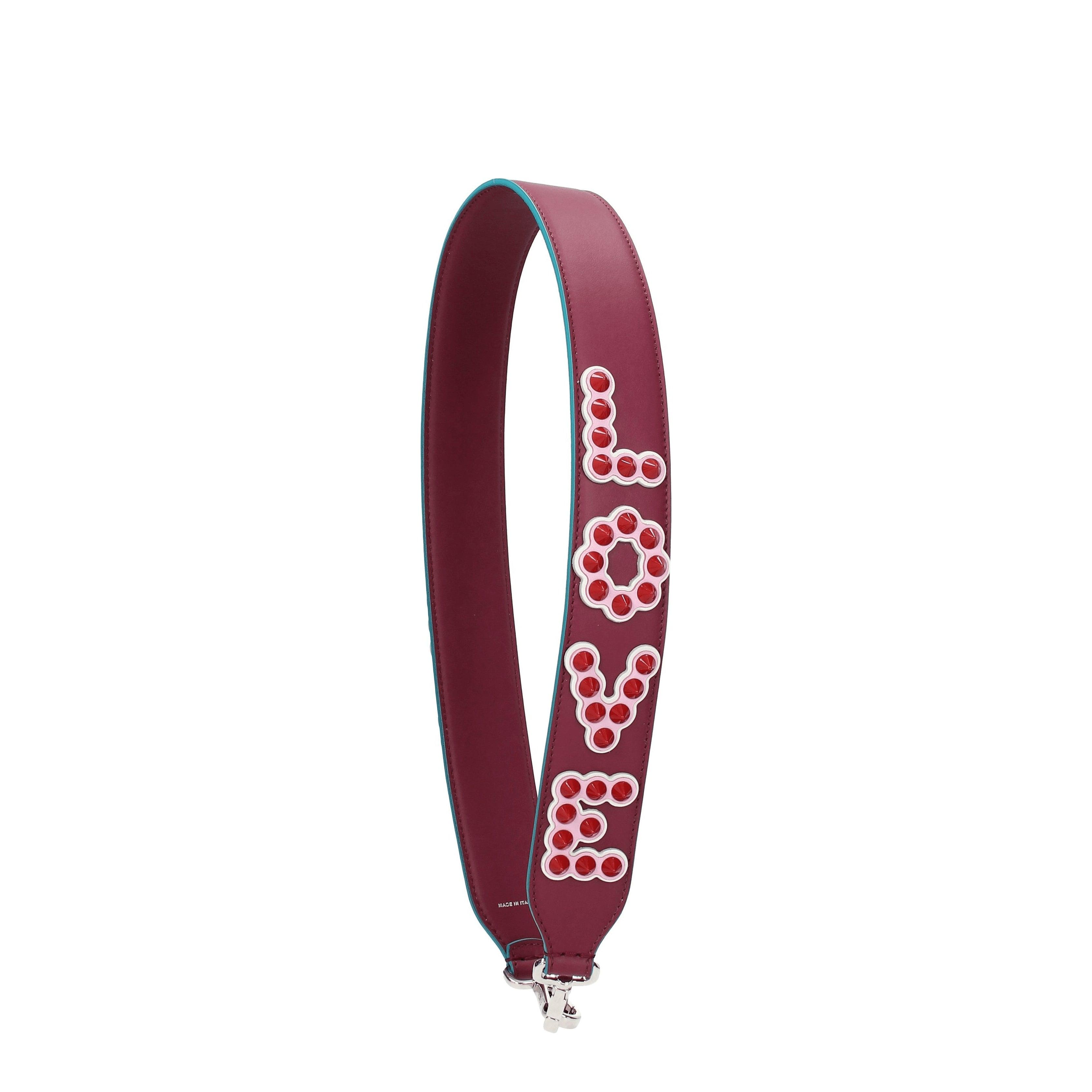 Fendi Shoulder Straps Leather in Red for Men Lyst UK