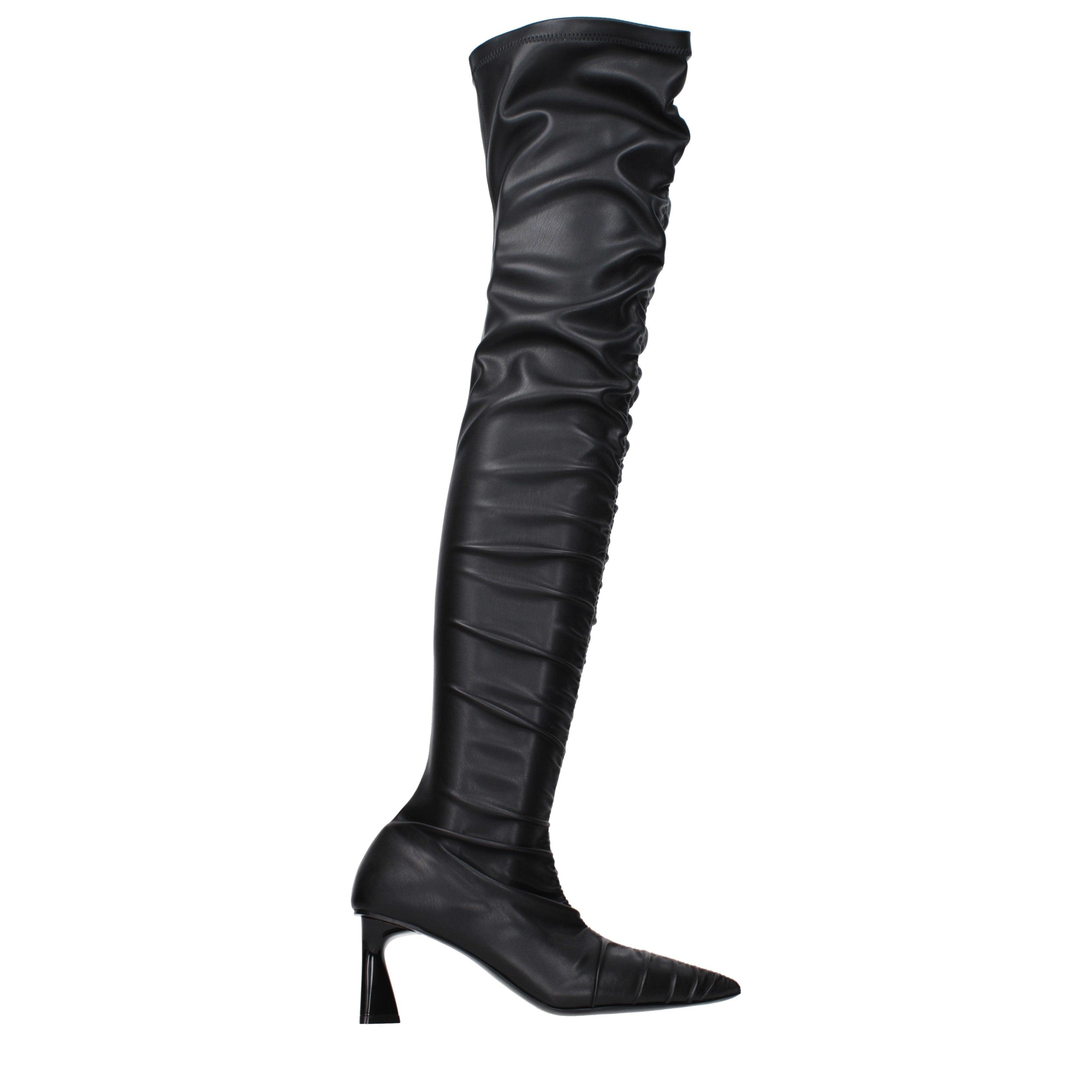 ロングブーツ Stella Mccartney Black alter mat Shroom boots Stella McCartney Over-the-knee boots for Women | Online Sale