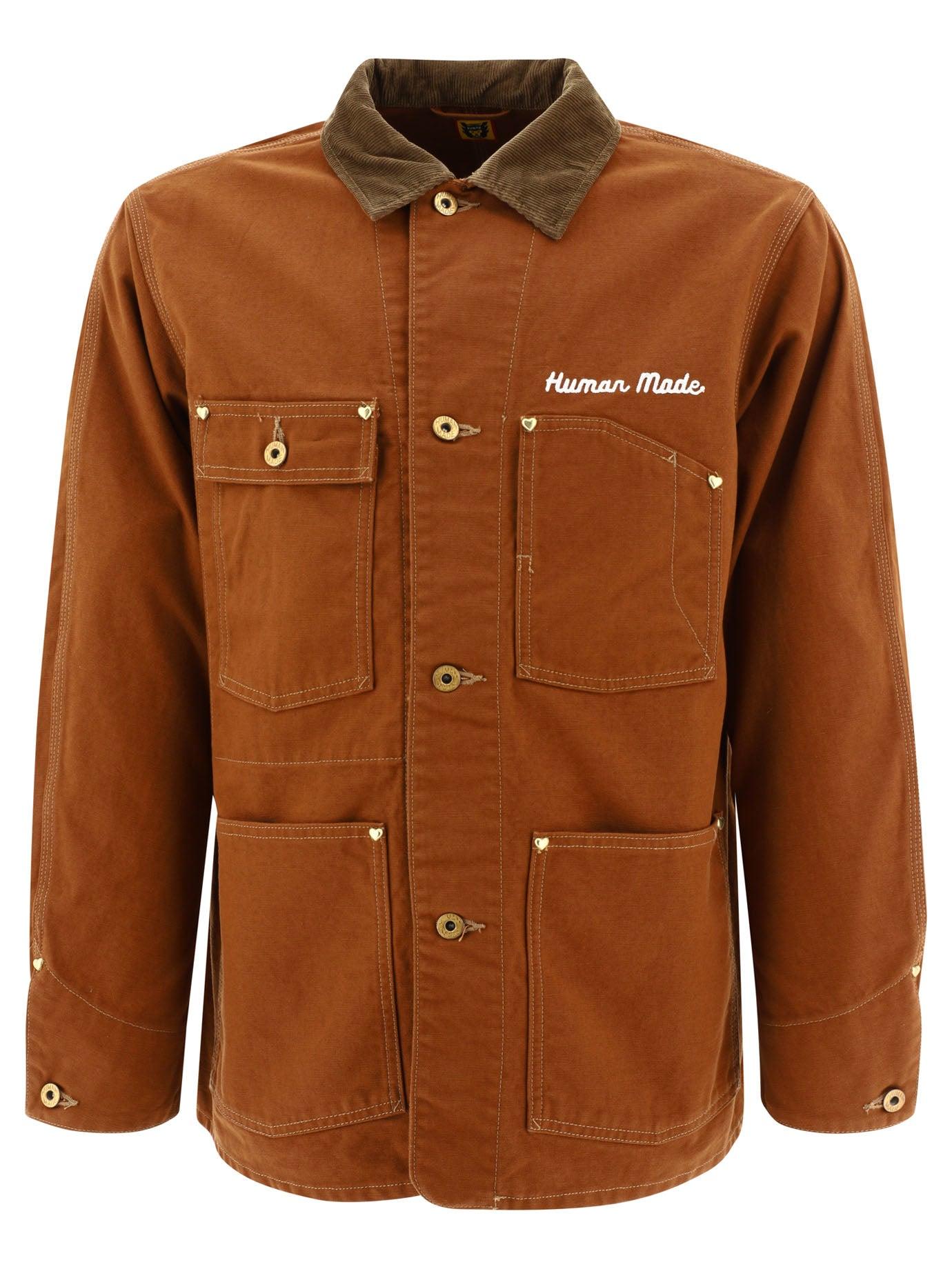 HUMAN MADE Duck カバーオール ジャケット ブラウン HUMAN MADE Duck Coverall Jacket in Brown | SVD USA