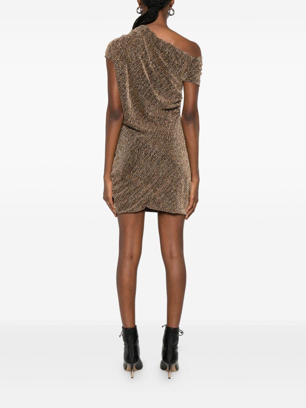 iro gold dress IRO | Dresses | Iro Ruffled Gold Lame Wide Tiered Mini Dress