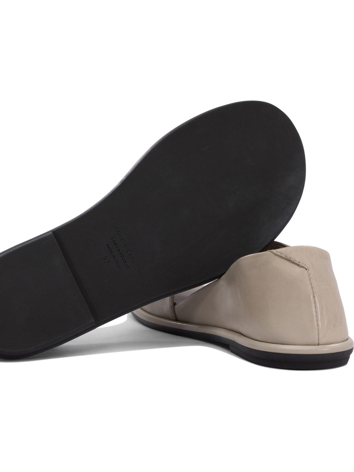 サンダル・ミュール OFFICINE CREATIVE Sandals (MIENNE 102 BUTTERO NAPPA POMICE) Officine Creative 