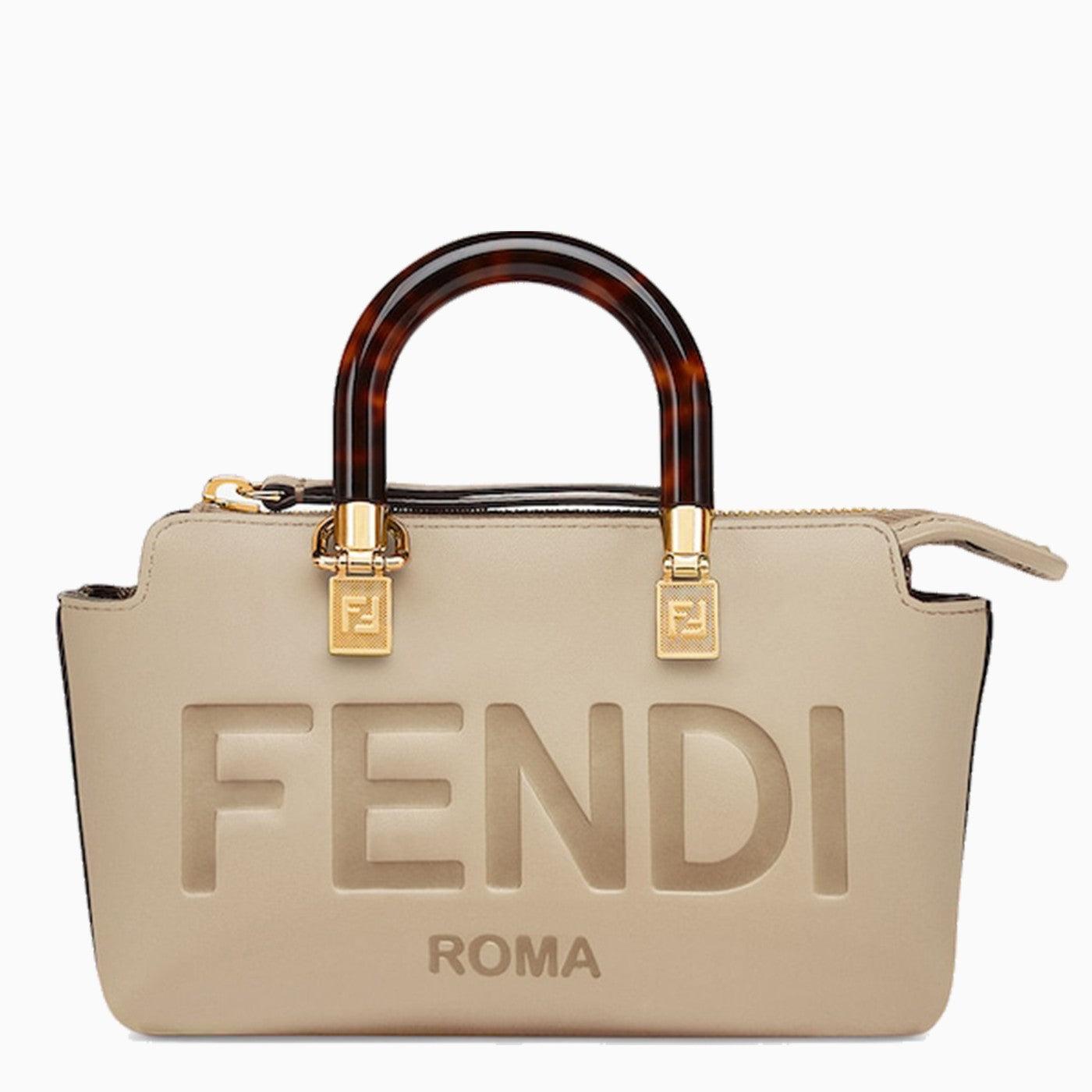 Fendi By The Way Mini Beige Bag in Brown | Lyst