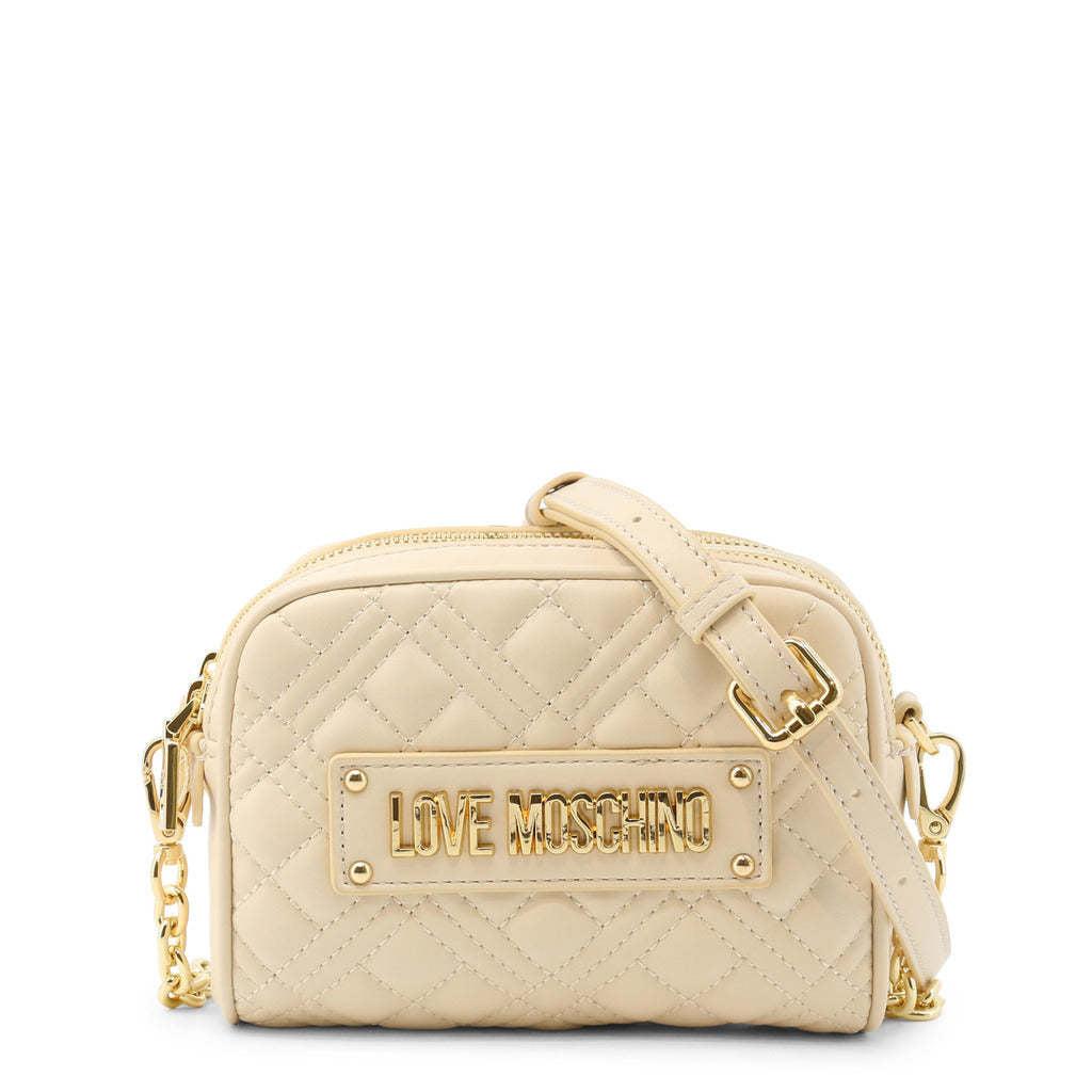 Love Moschino Love Crossbody Bag in Natural | Lyst