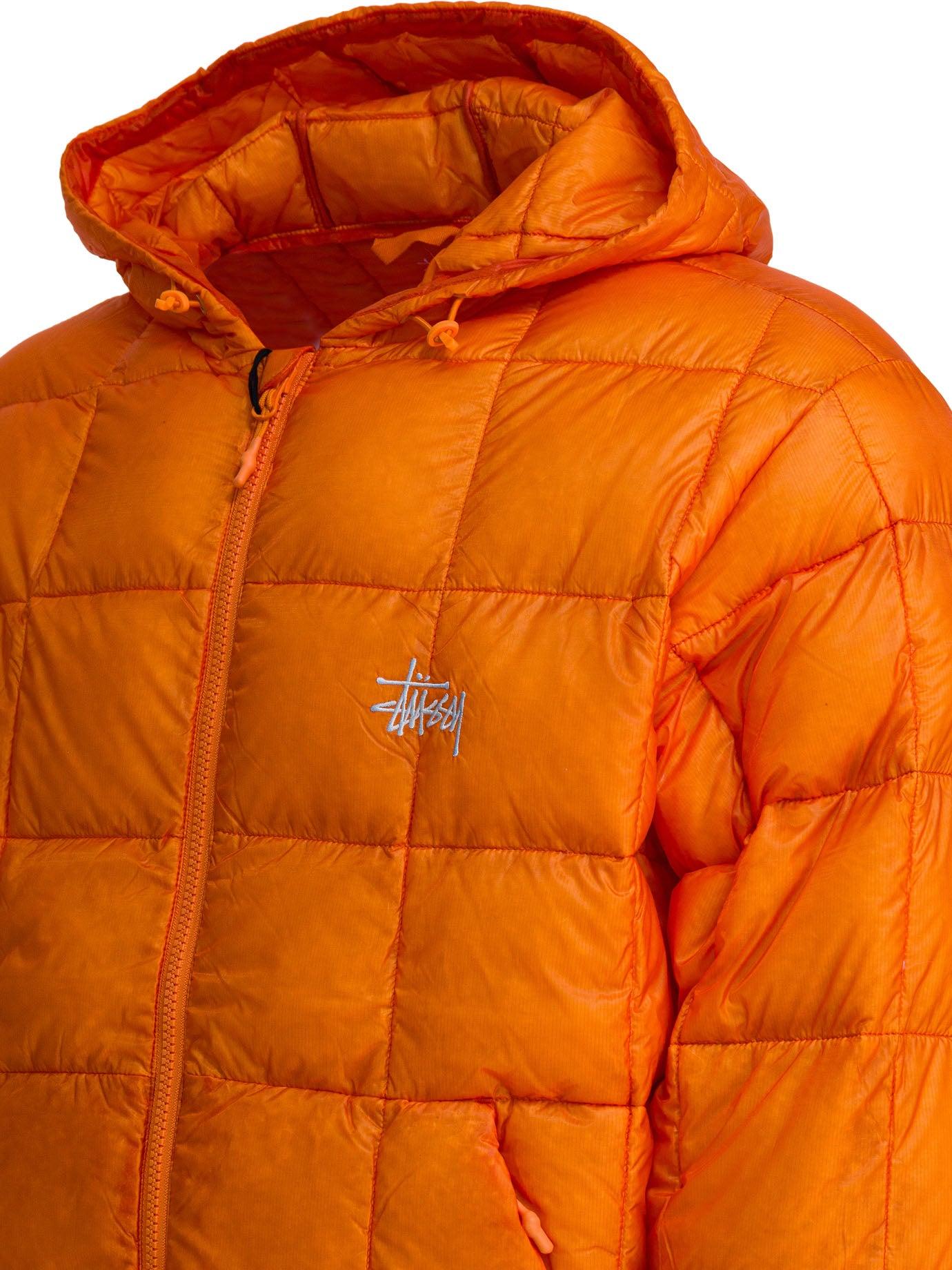 Stussy Midweight Hooded Puffer in Orange for Men | Lyst Australia