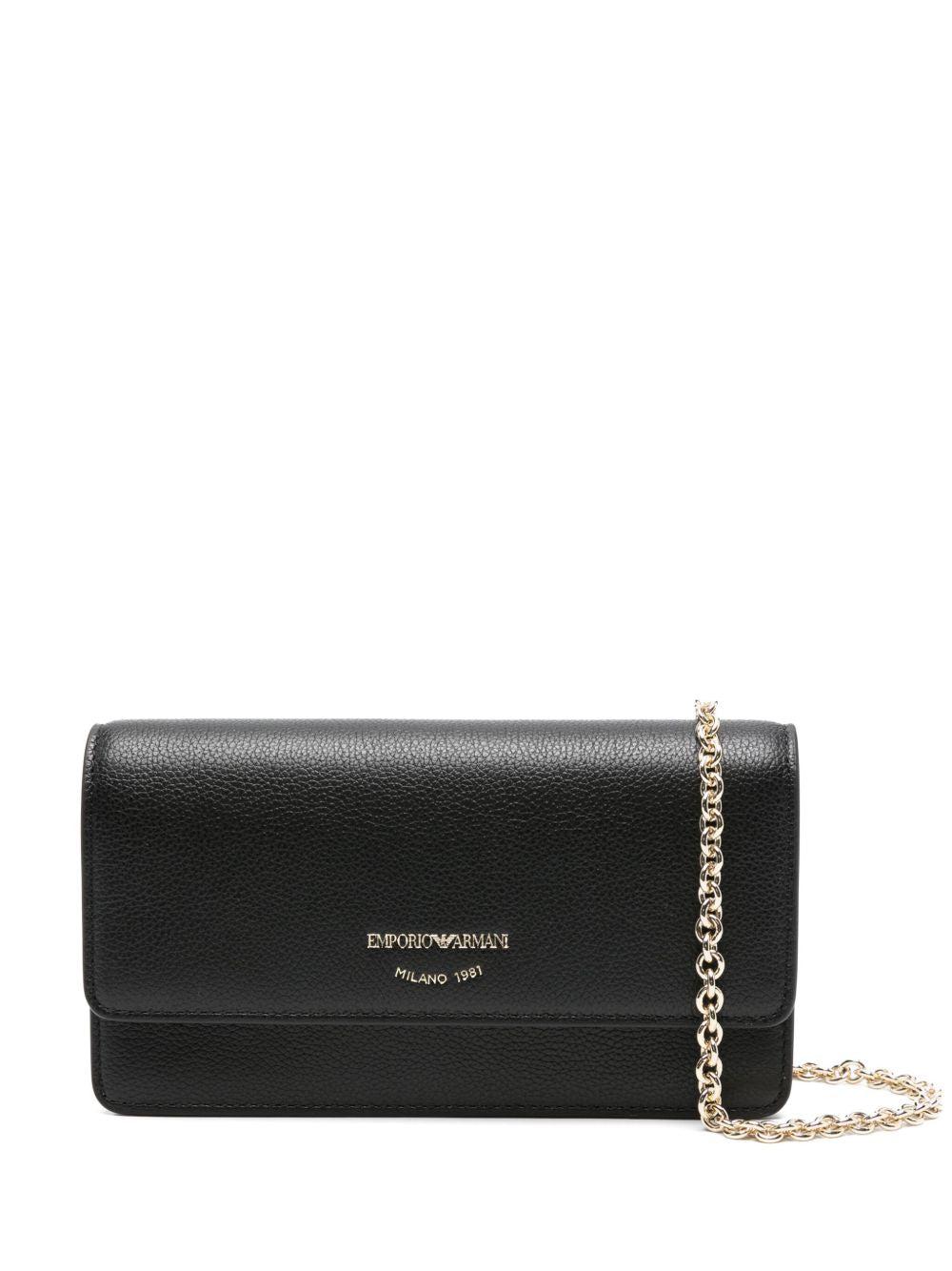 Emporio Armani Leather Mini Bag in Black | Lyst Canada