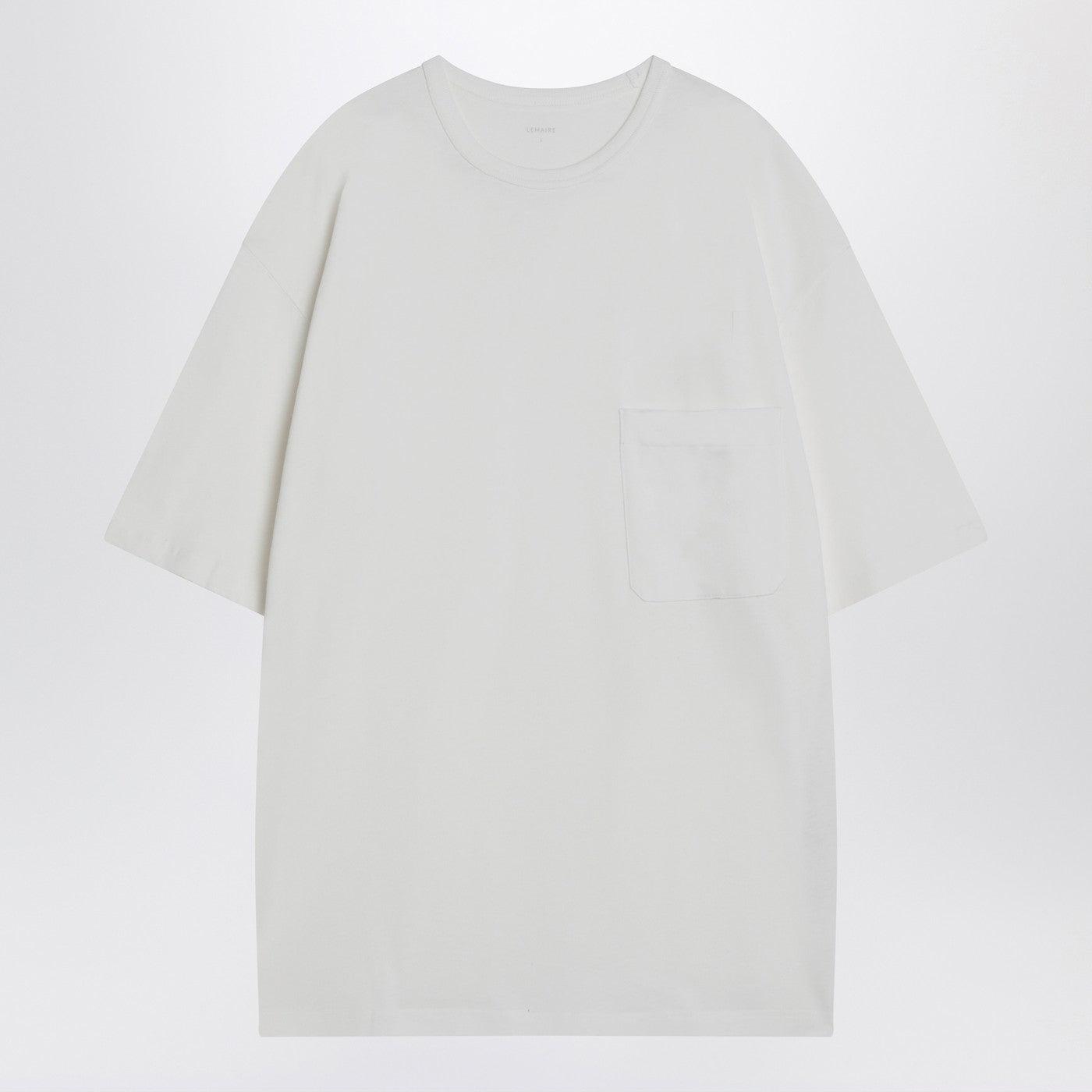 Lemaire Cotton And Linen Boxy T-Shirt in White for Men | Lyst