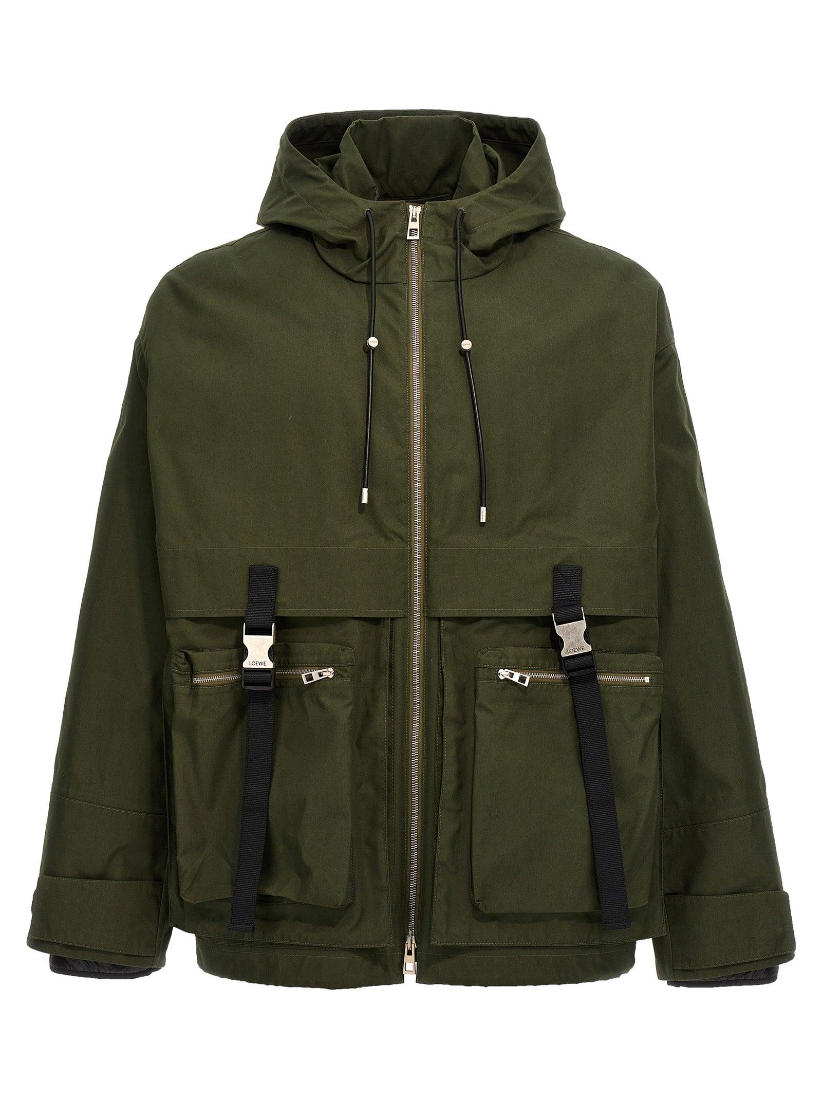 Loewe Military Parka Jacket in Green for Men | Lyst UK 