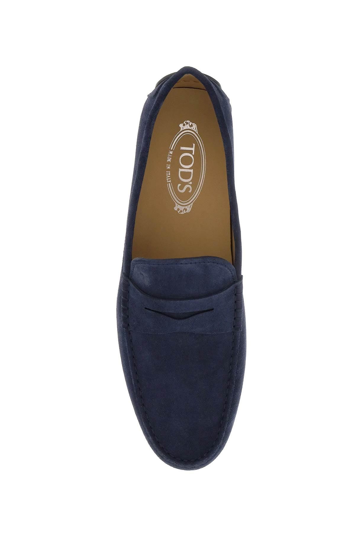 Suede Leather Gommino Driver Loafers 
