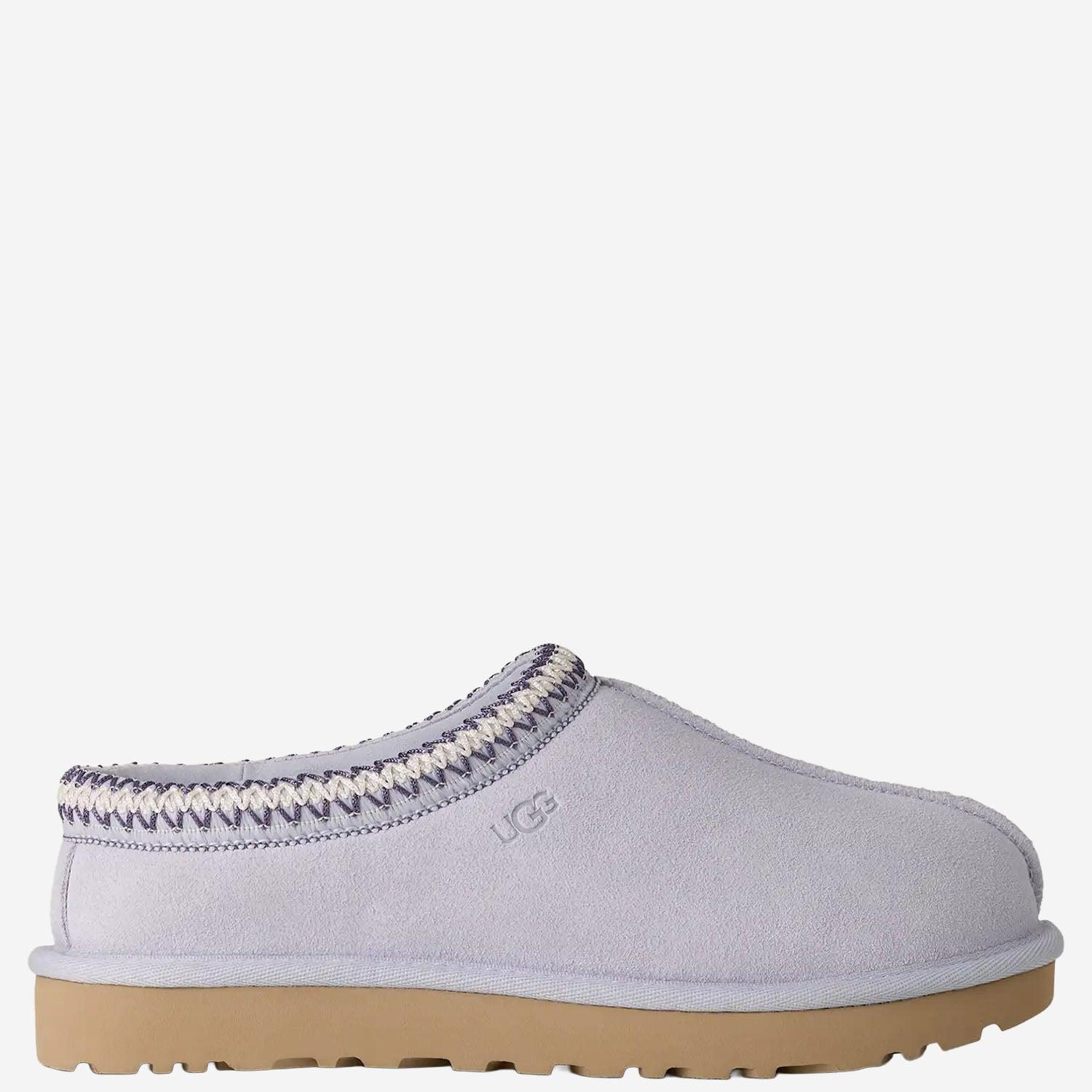 UGG Gray Loafers Slip-On Shoes with Wavy Texture Size 7.5 UGG DISQUETTE FELTED GREY GRAY SHEARLING SLIP ON SHOES  main image 3