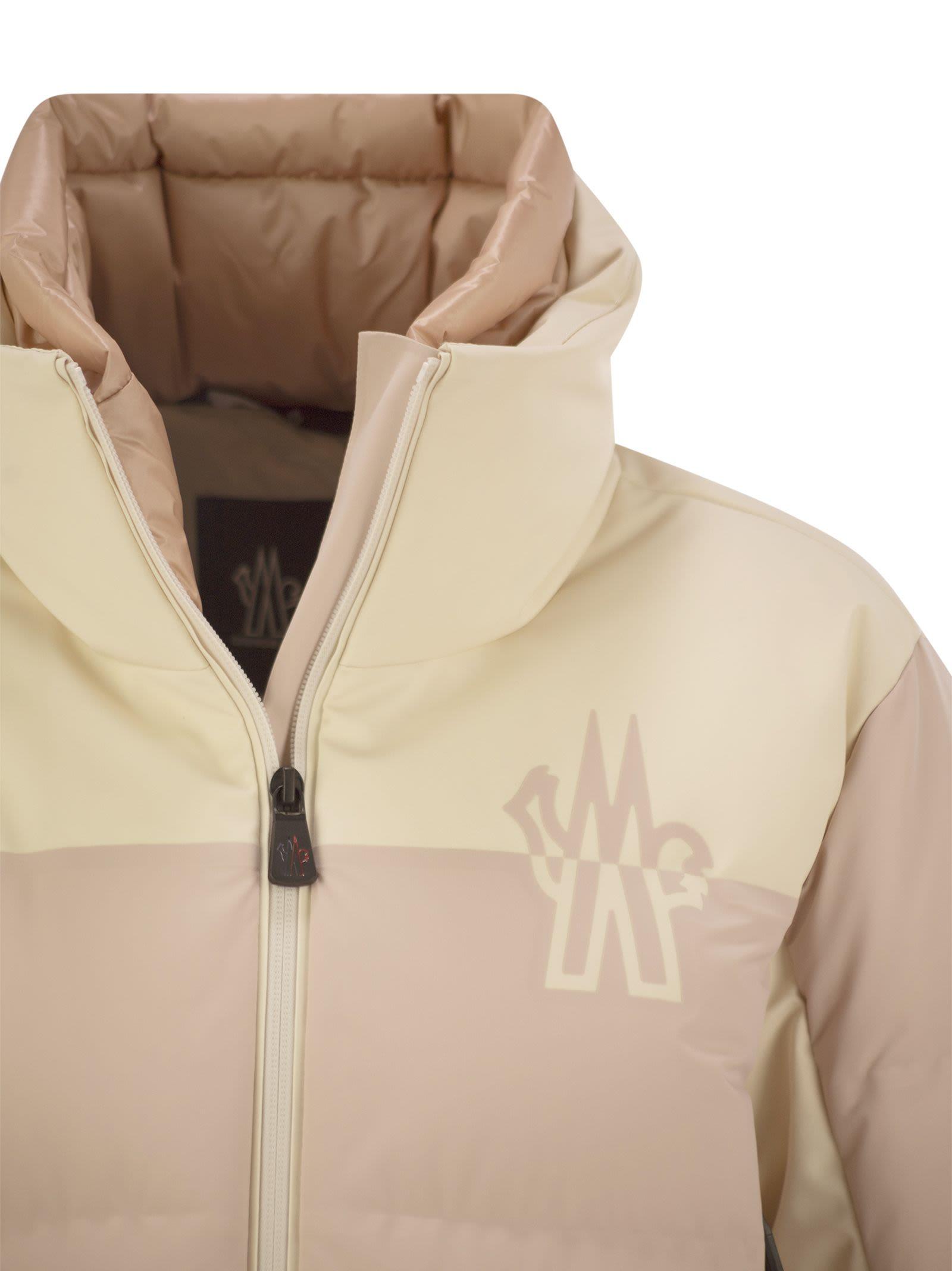 Moncler Stennes Ski Down Jacket in Natural | Lyst