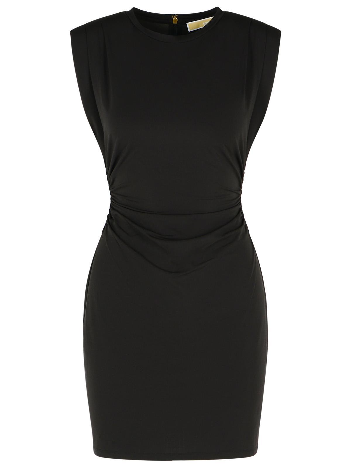 ワンピース Michael By Michael Kors Dress Cutout Ribbed Stretch Viscose One Shoulder Dress | Michael