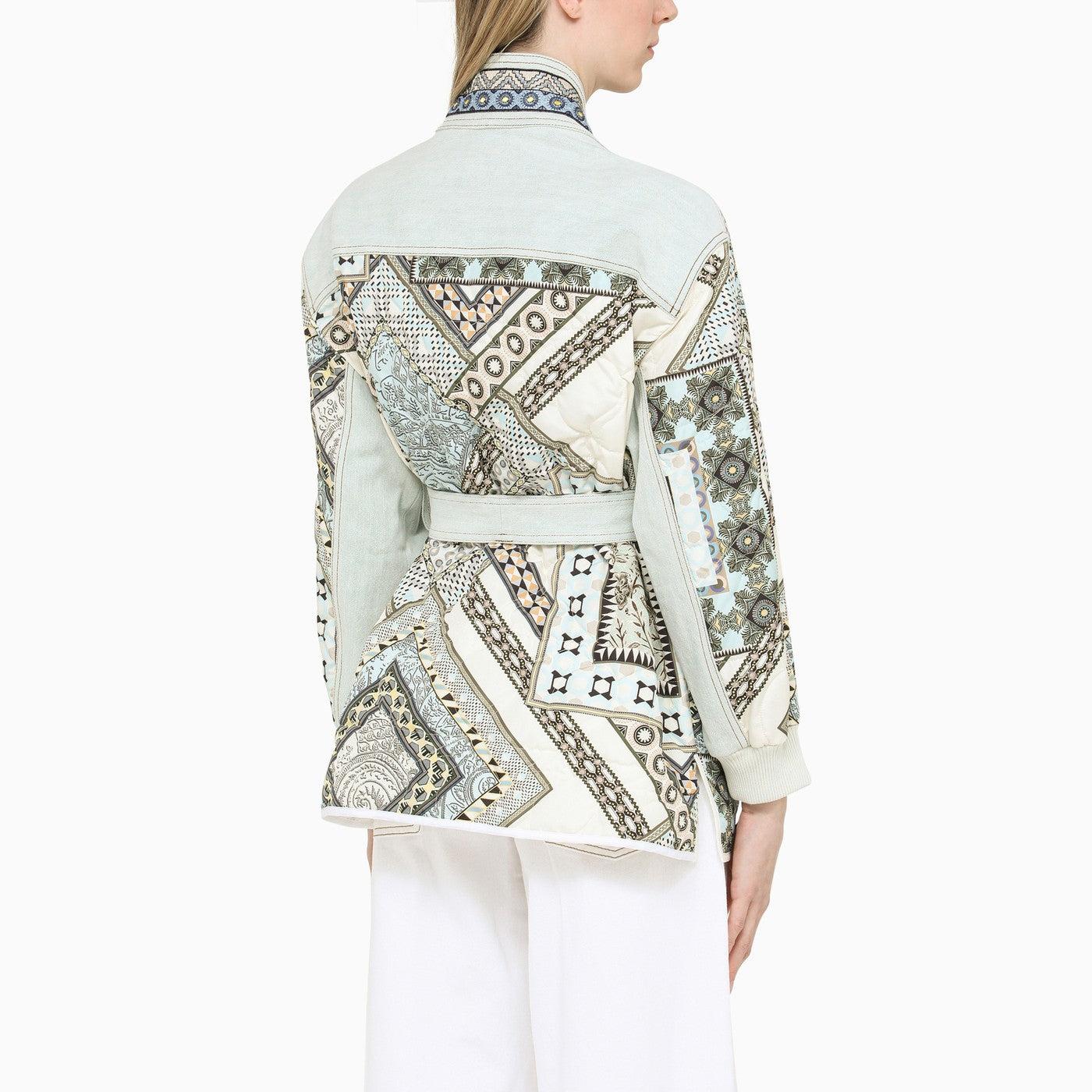 Etro Patchwork Effect Kimono Jacket | Lyst