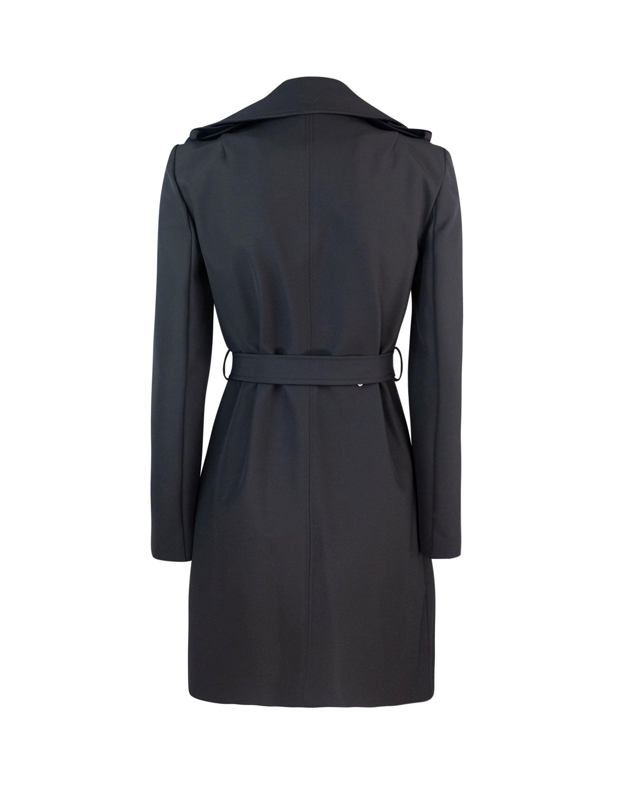 Patrizia Pepe Trench Nero in Blue Lyst UK