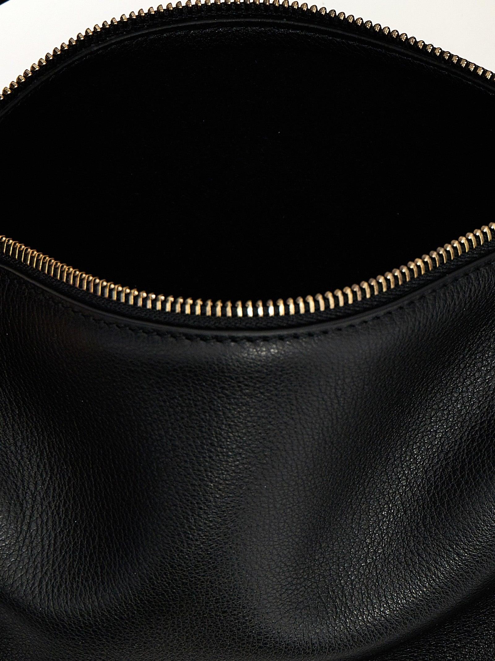 【関税＆送料込み】Burberry Black Leather Clip Shoulder Bag B Clip Shoulder Bag in Black - Women, Leather | Burberry