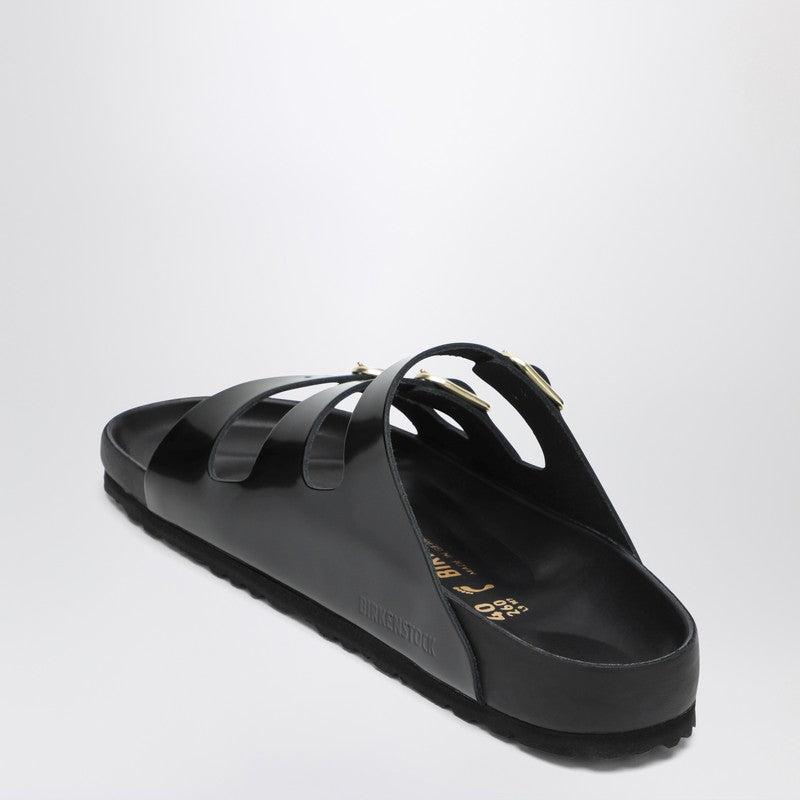 サンダル・ミュール Birkenstock Slide Florida Dbuckle Exquisite Lucida Nera Birkenstock Slide Florida Dbuckle Exquisite lucida nera