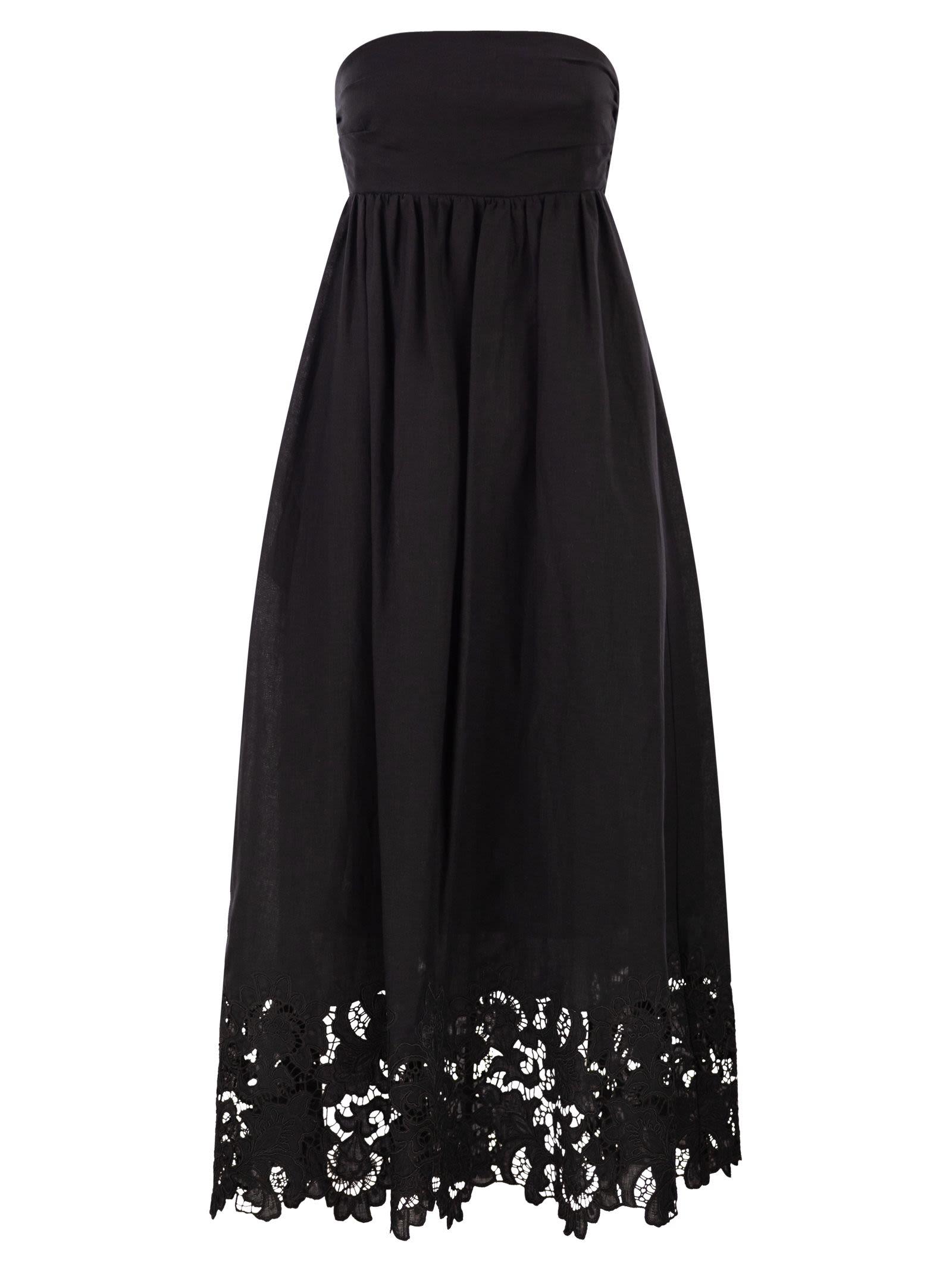 max mara lace dress Max Mara Women's Mxmgrazia Knitted Dress - Black