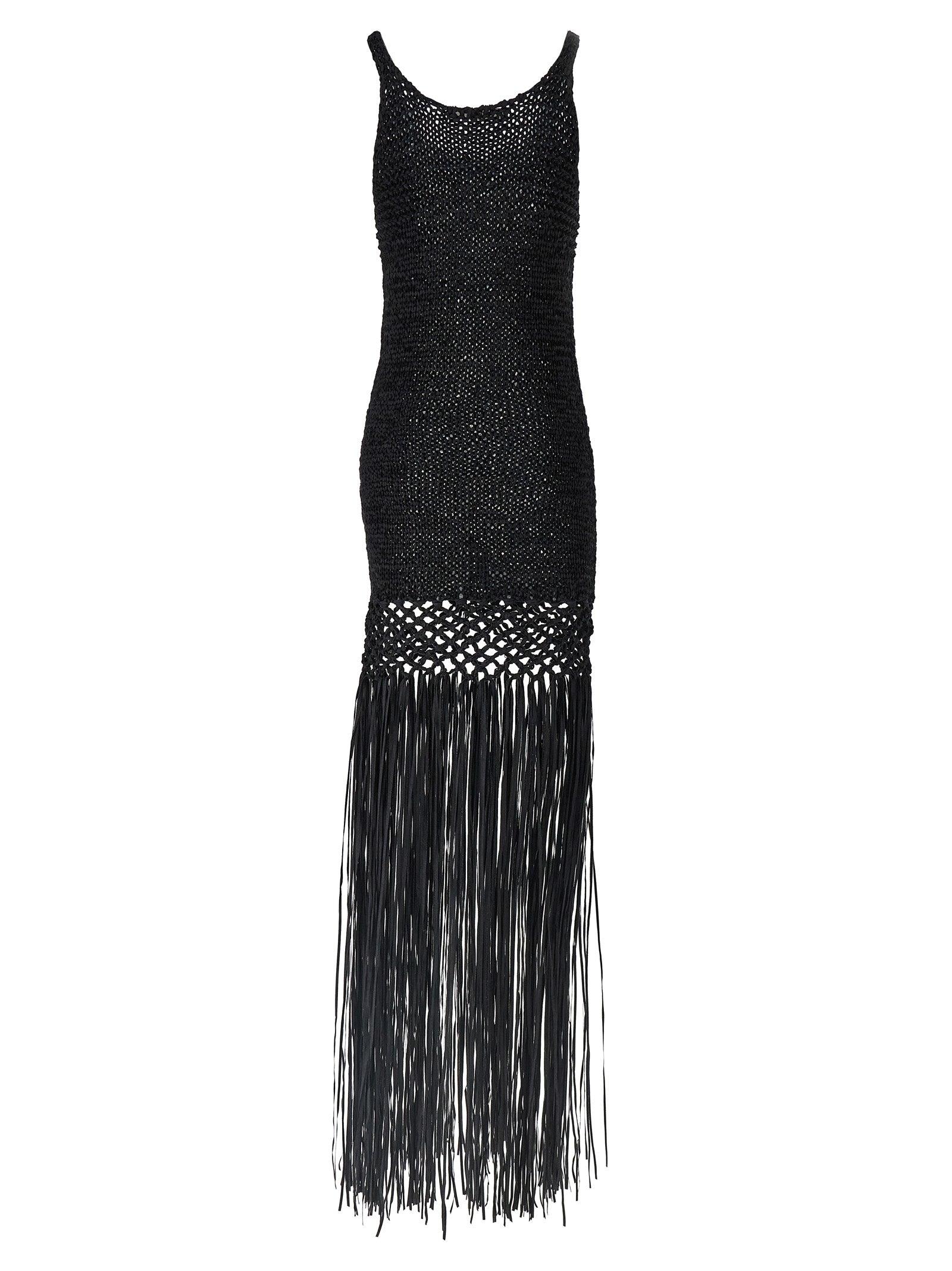 スカート PHILOSOPHY Weaved dress Black Black Philosophy Dresses for Women | Lyst