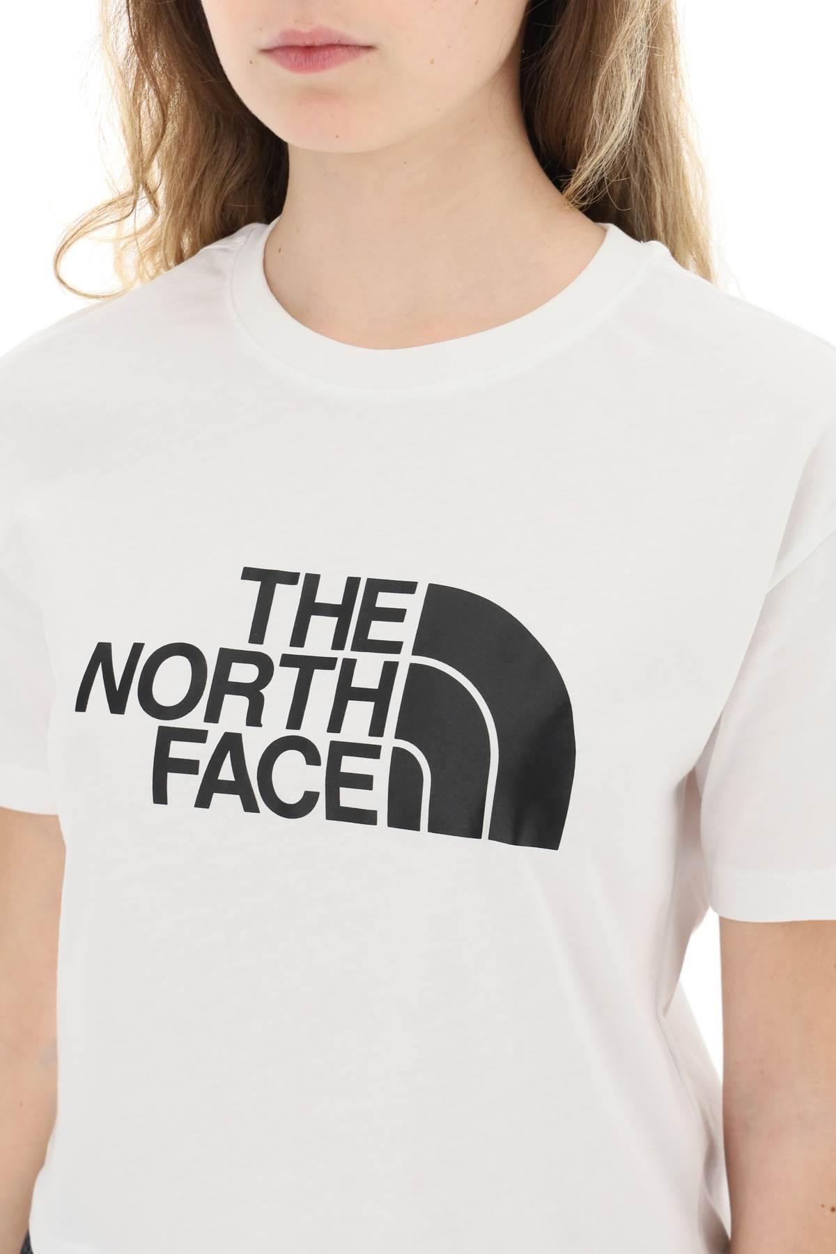 The North Face Logo Print 'easy' T Shirt in White | Lyst