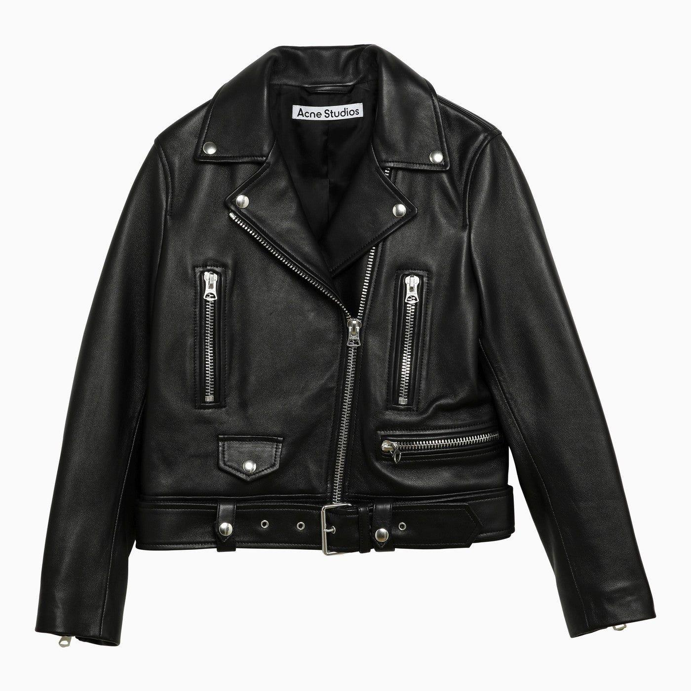 Acne Studios Biker Jacket in Black Lyst