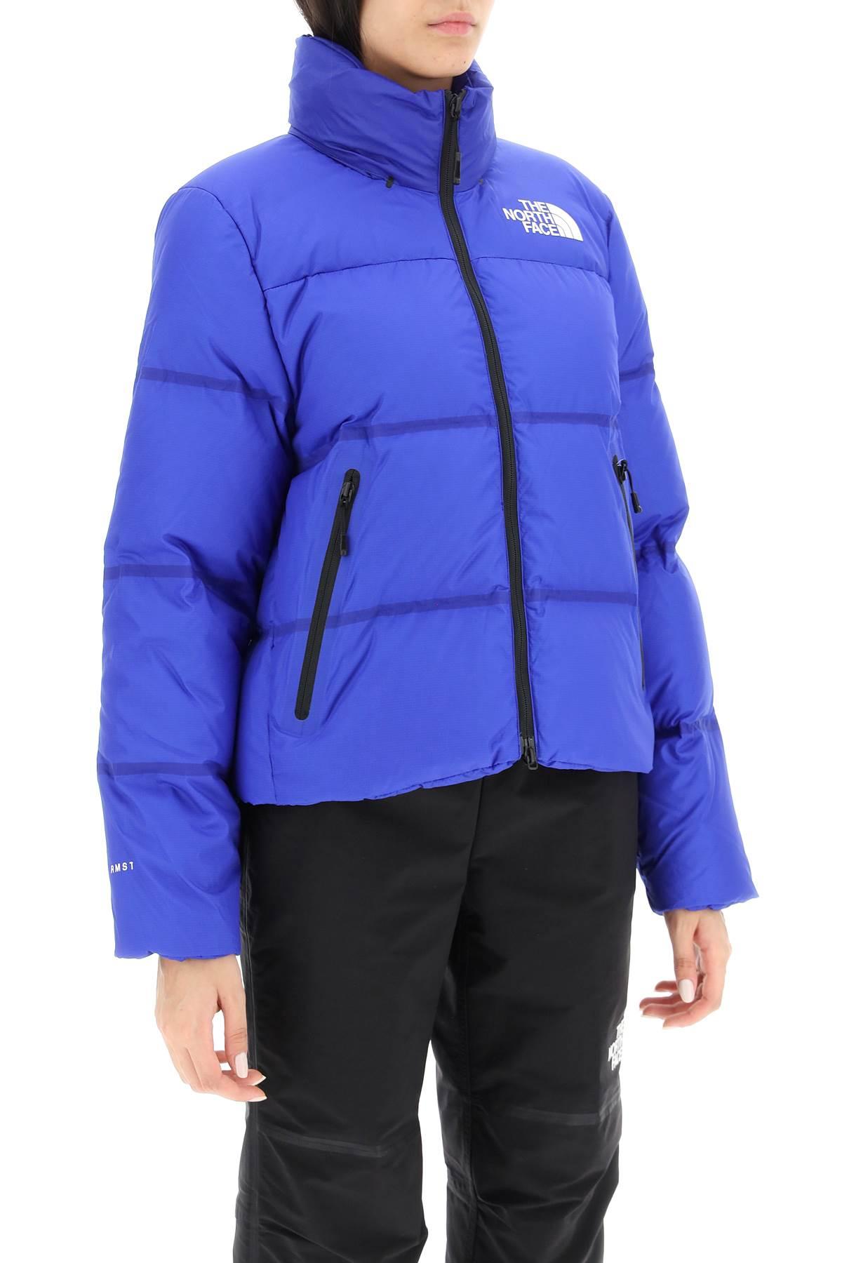 The North Face Nuptse Rmst 700 Short Down Jacket in Blue | Lyst