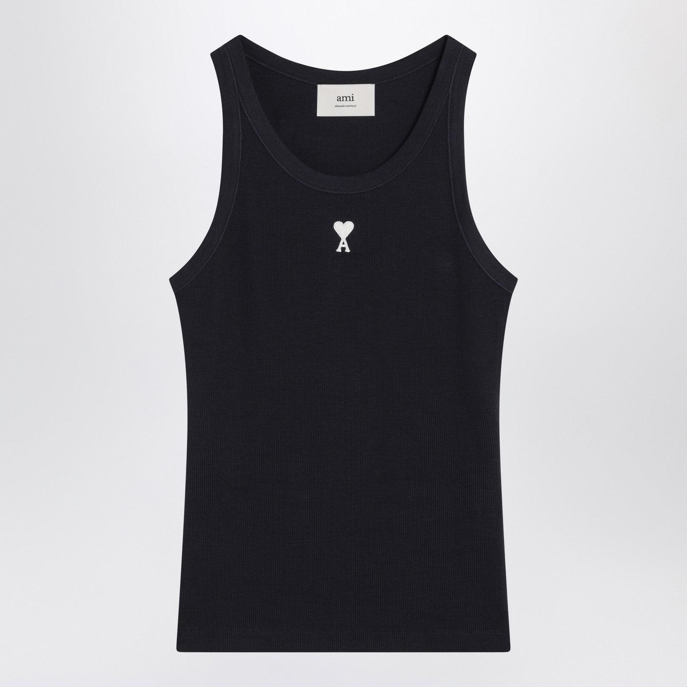 AmiParis タンクトップ ami-Blue-Tank-Top-Ami-De-Coeur