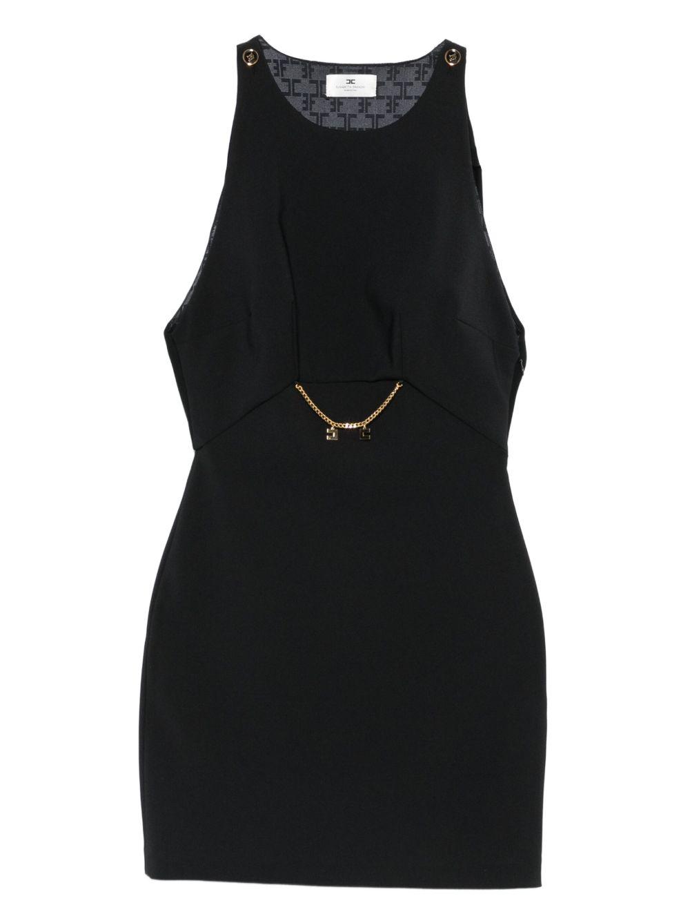 【ELISABETTA FRANCHI】クロスオーバーネックのリブドレス Elisabetta Franchi Casual and day dresses for Women | Online