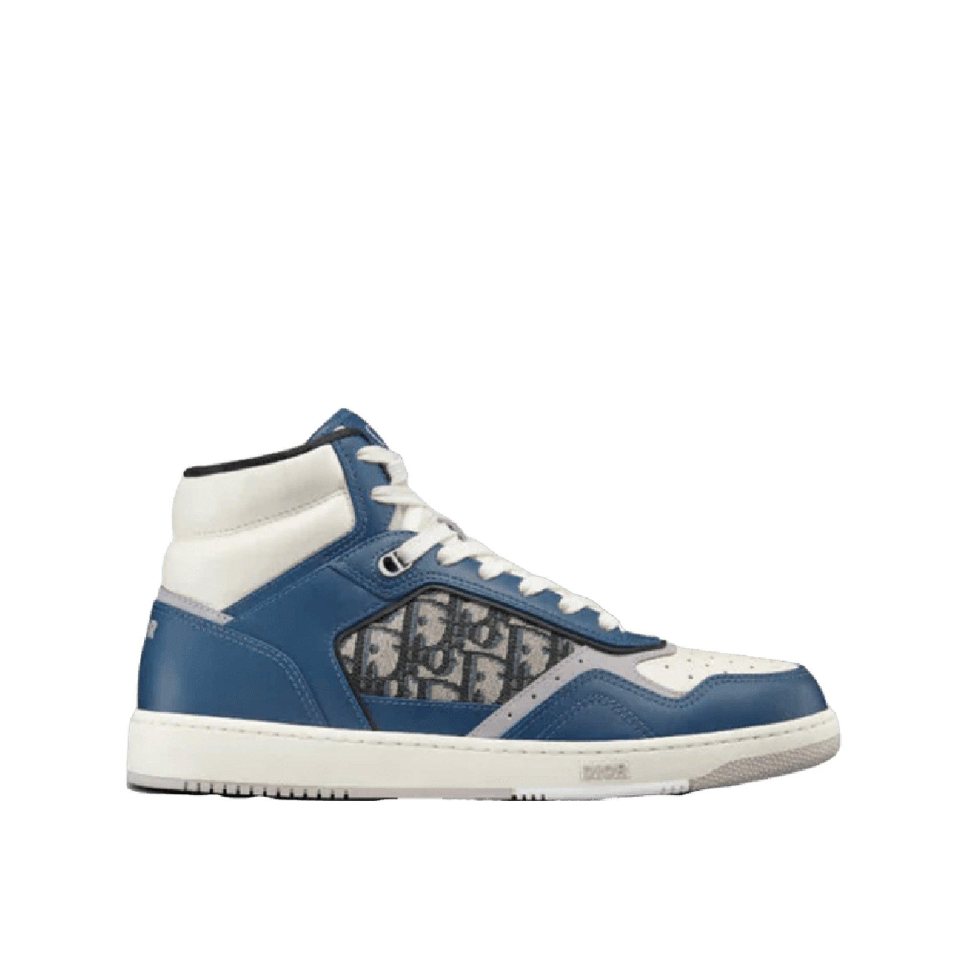 dior sneakers high top blue