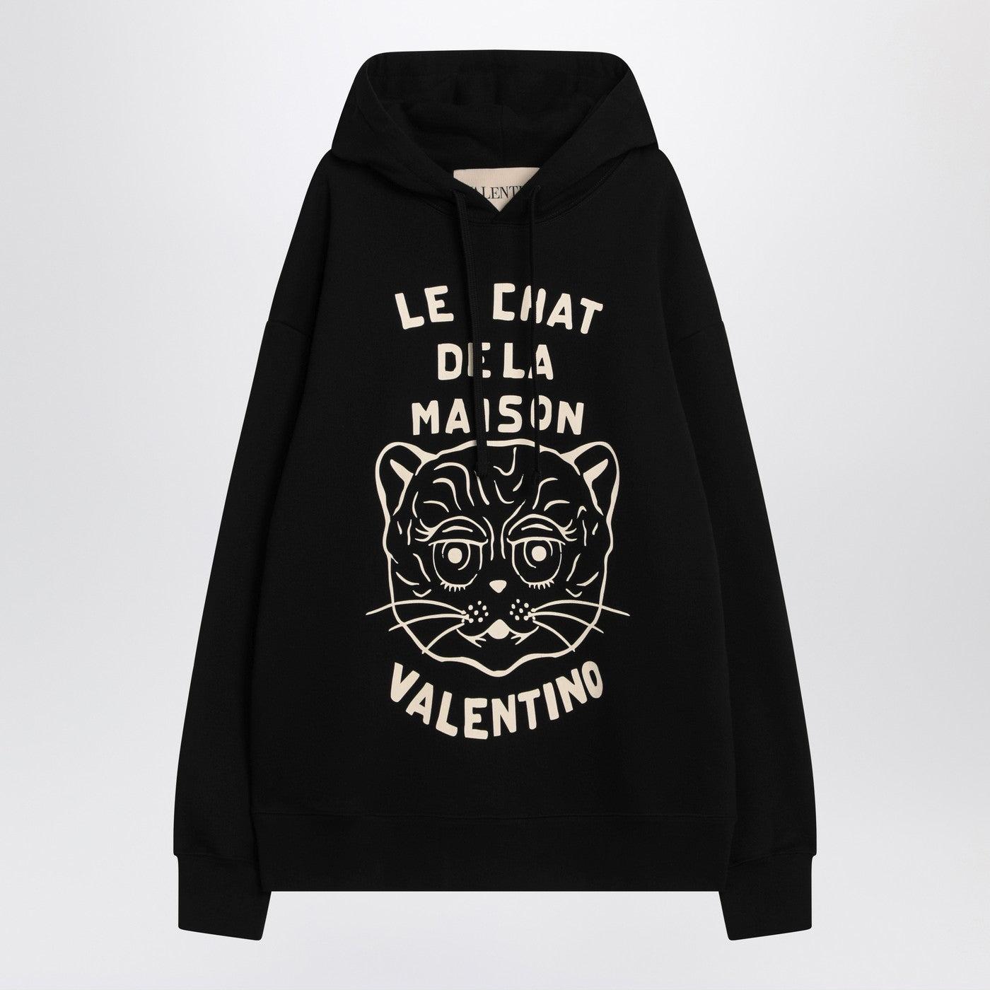 パーカー・フーディ Valentino Le Chat De La Maison' Graphic Cotton Sweatshirt Valentino Le Chat De La Maison' Graphic Cotton Sweatshirt