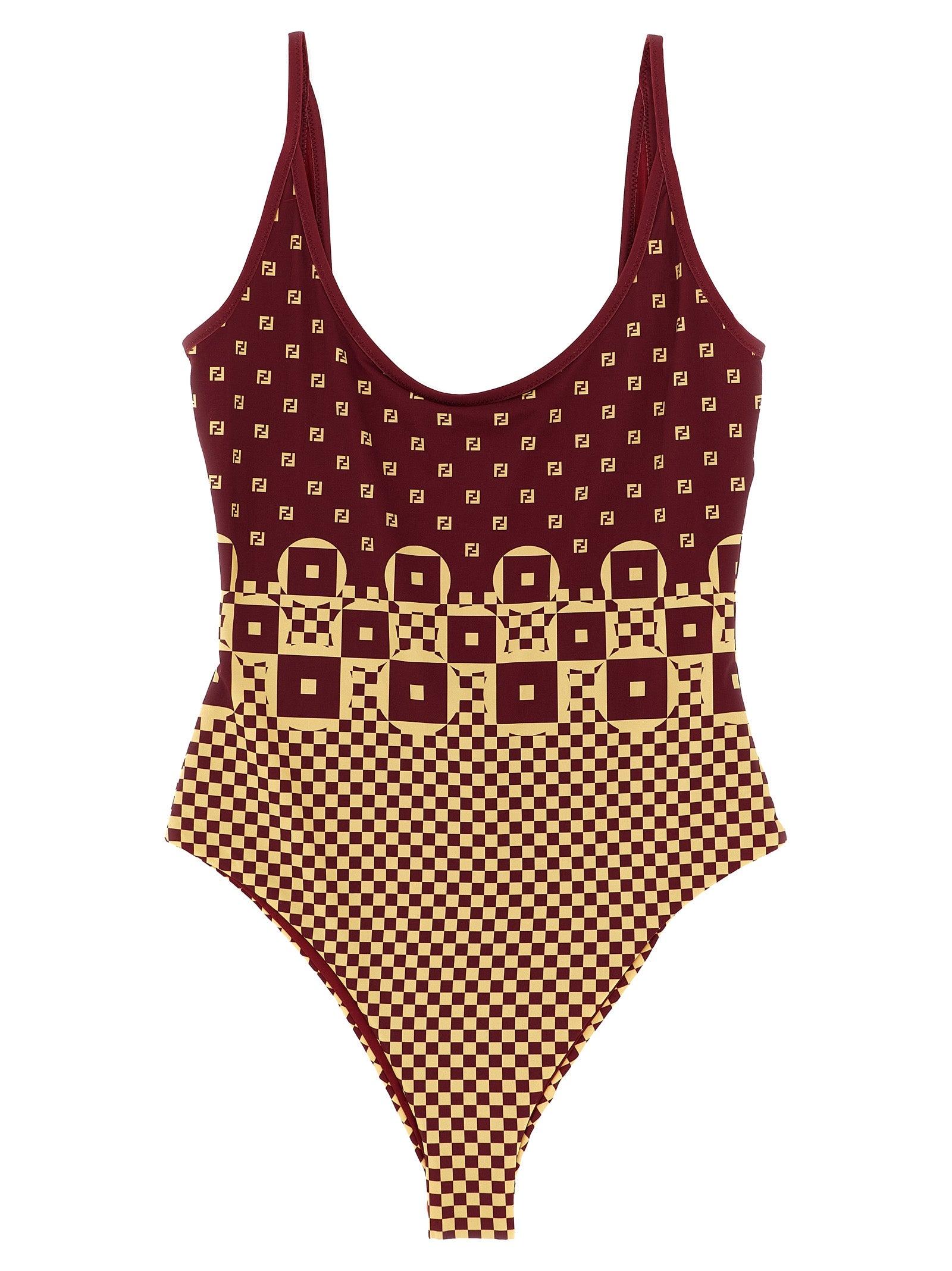【fendi・フェンディ】 SWIMSUITS ワンピース水着 FENDI - FENDI水着の通販 by Huit｜フェンディならラクマ