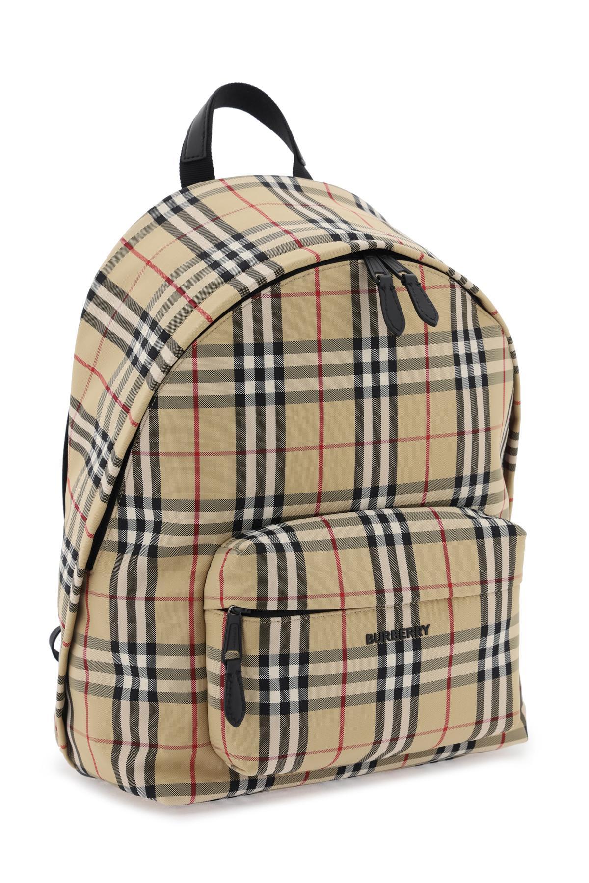 Burberry Check Backpack for Men | Lyst