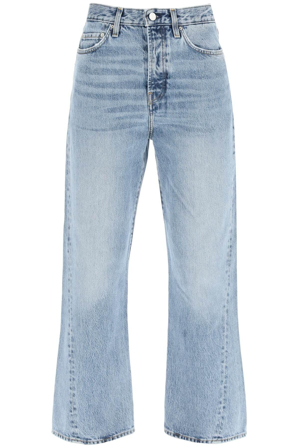 Totême Toteme Twisted Seam Straight Jeans in Blue | Lyst