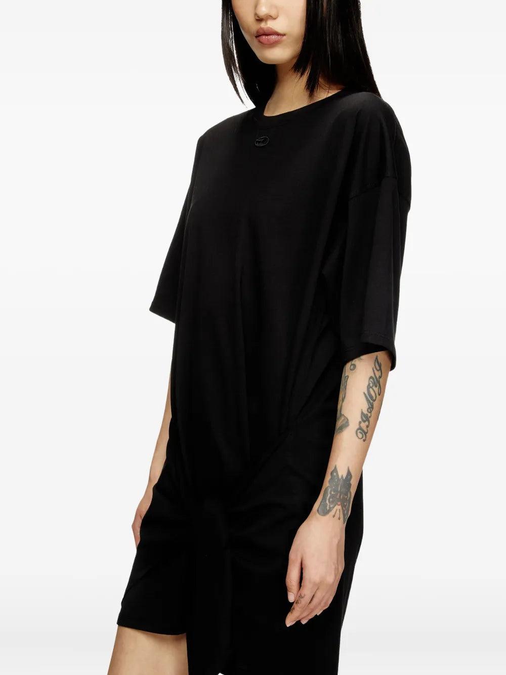 black sleeveless sweater dress Afternoon Coffee Black Sweater Dress