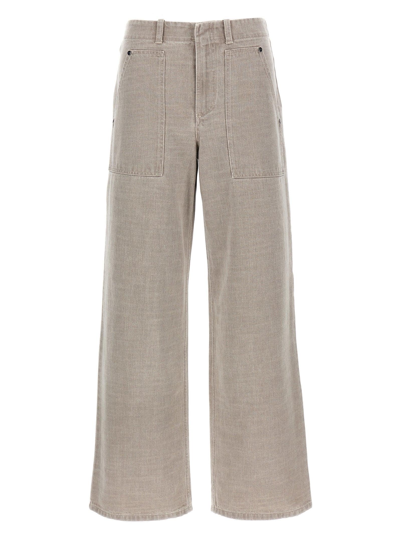 デニム・ジーパン FENDI Women Denim Pants FLP864ASMBF1RX3 Gray Long Jeans Jeans Blue | Fendi