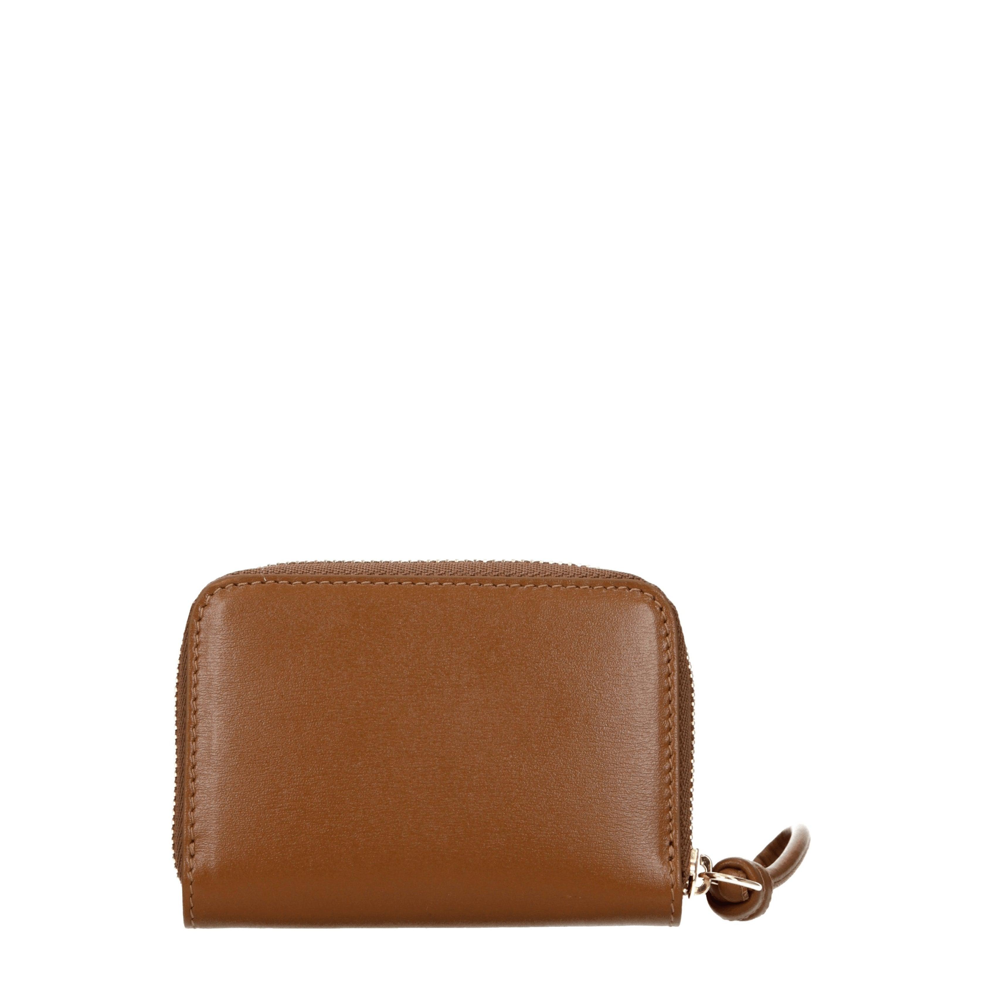 折りたたみ財布 JIL SANDER WOMEN'S WALLET ACORN BROWN LEATHER JIL SANDER ジルサンダー 折りたたみ財布 Baby Wallet