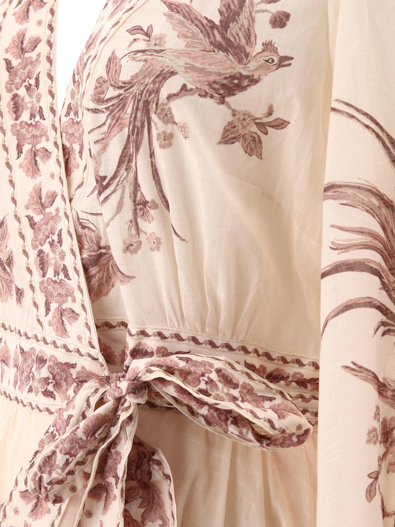 zimmermann waverly wrap midi dress Zimmermann 