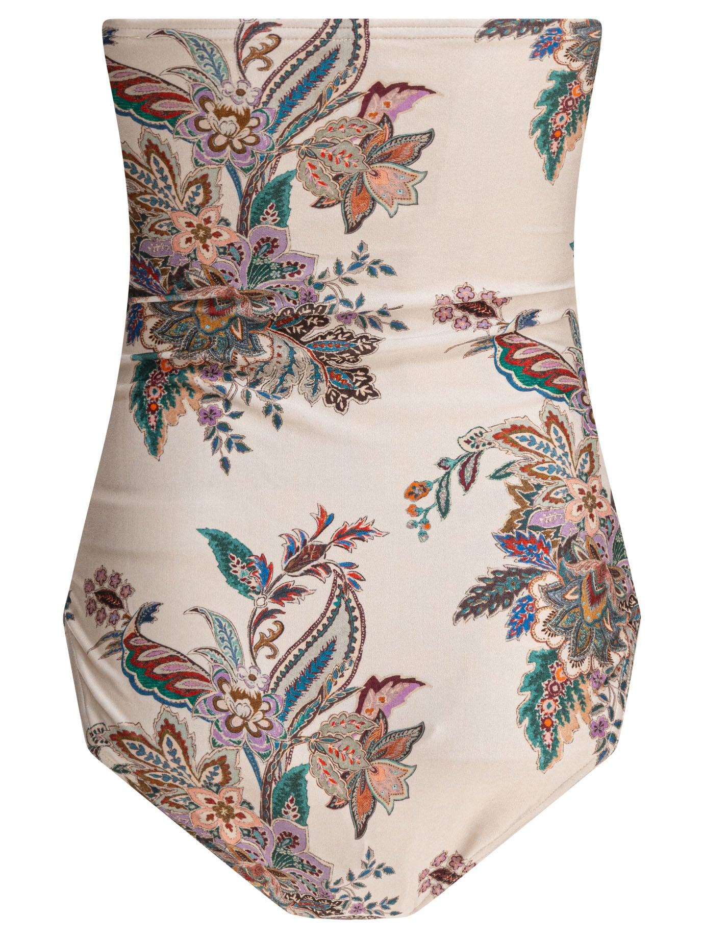 【Zimmermann】RHIANNON KNOT TRIM カットアウト ワンピース水着 Zimmermann Rhiannon Knot Trim One Piece Swimsuit in Cream