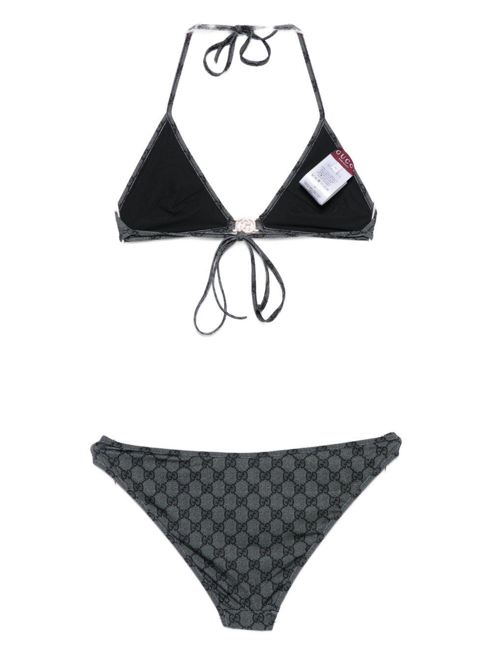 【グッチ】 Beachwear - Bikinis ビキニ GUCCI Embellished printed bikini | NET-A-PORTER